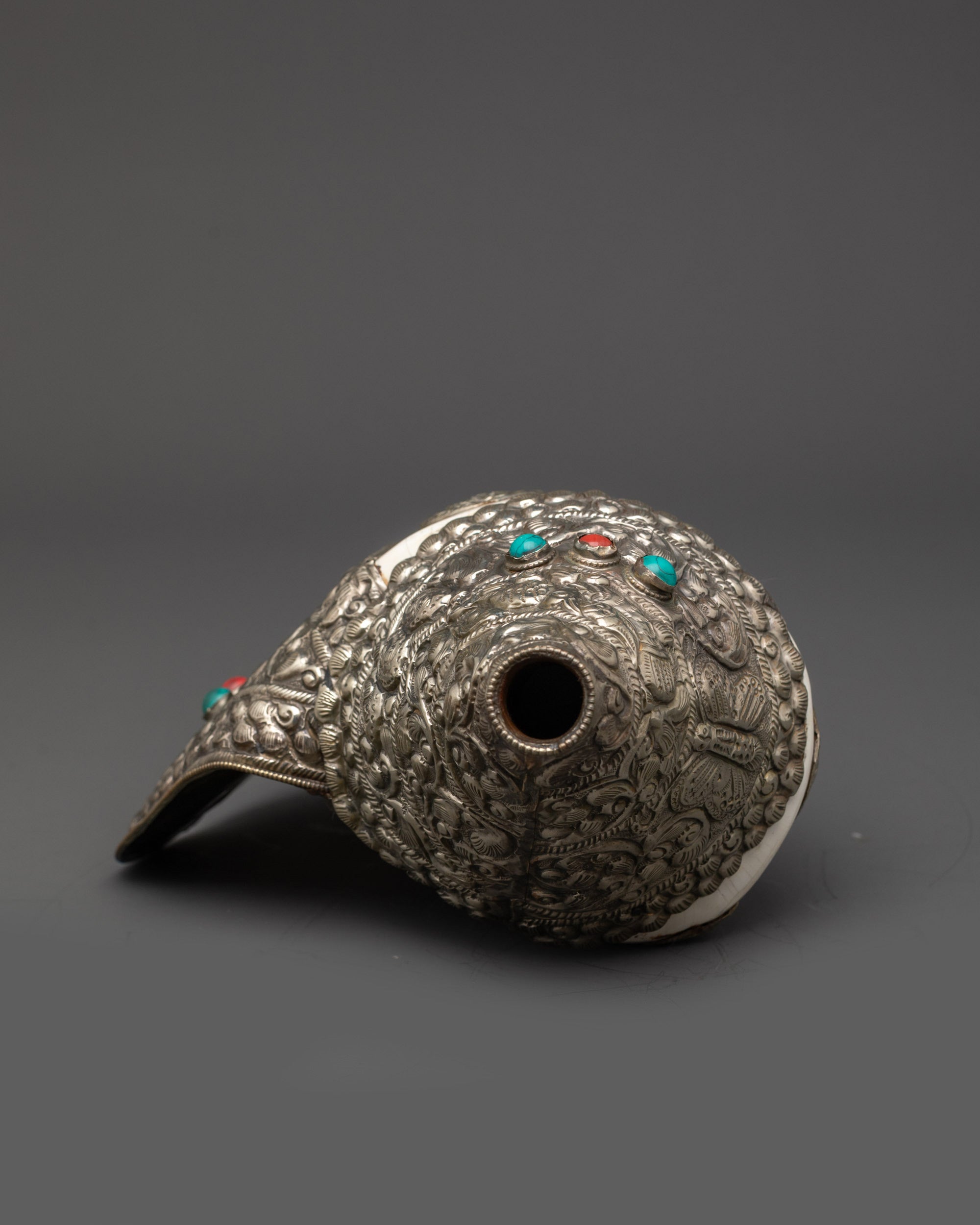 Authentic Himalayan Conch Shell | Ceremonial Spiritual Instrument
