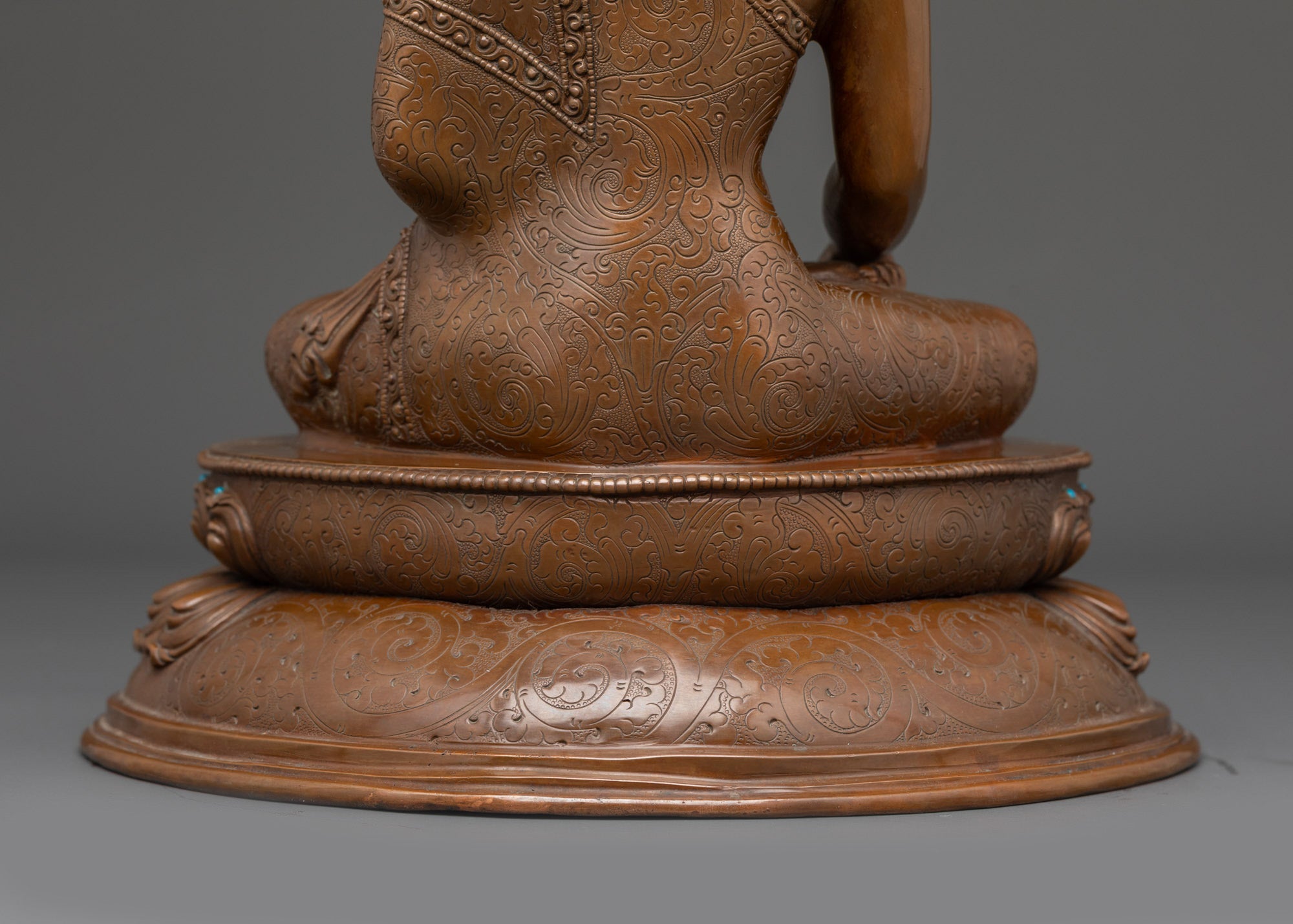 Oxidixed Shakyamuni Buddha Statue