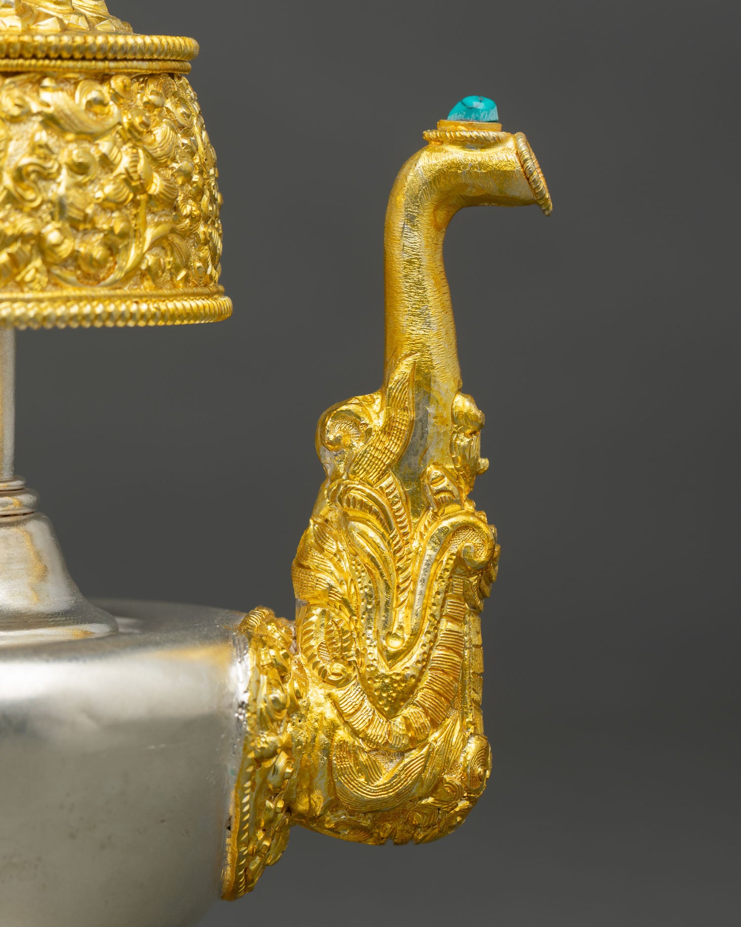 Bumba Water Offering Vessel | Traditional Buddhist Ritual Art
