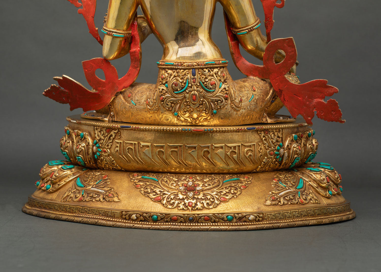 Green Tara Buddhist Statue | Traditional Newari Craftsmanship