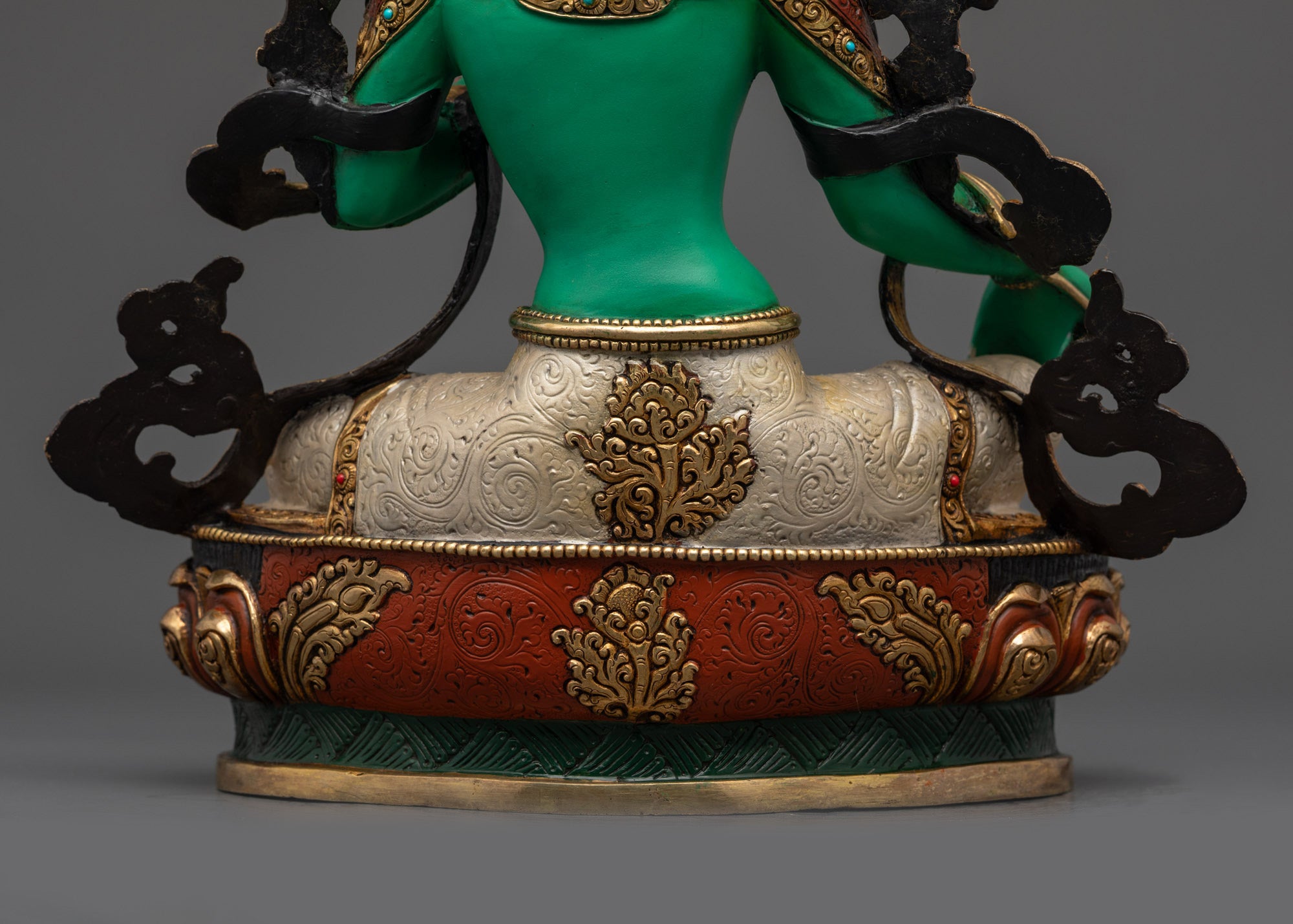 Green-Hued Mother Tara Statue | High-Quality Handcrafted Buddhist Idol