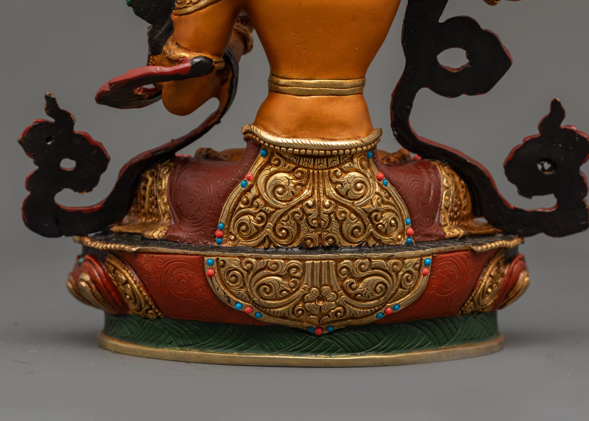 Nepalese Handcrafted Manjushri Statue | Wisdom & Enlightenment Deity