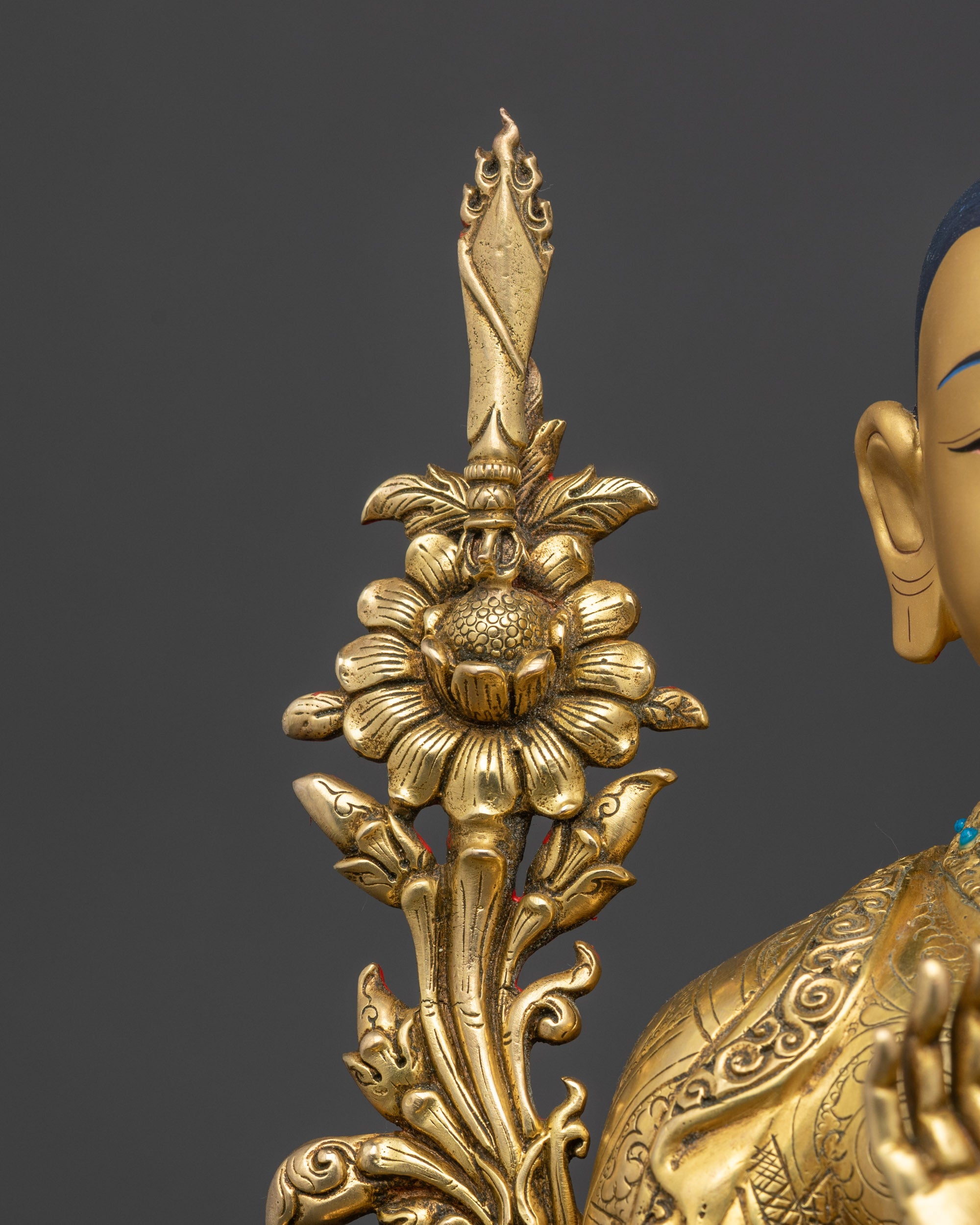 Authentic Tsongkhapa Statue Set | Traditional Buddhist Craftsmanship