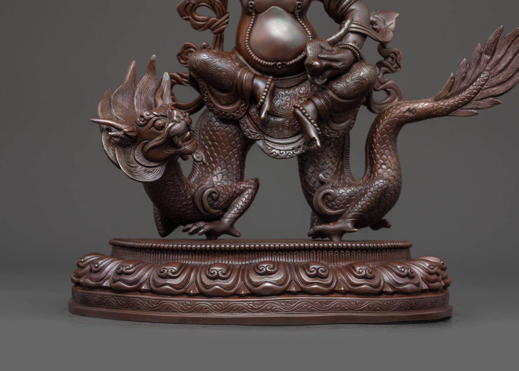 White Dzambhala Statue