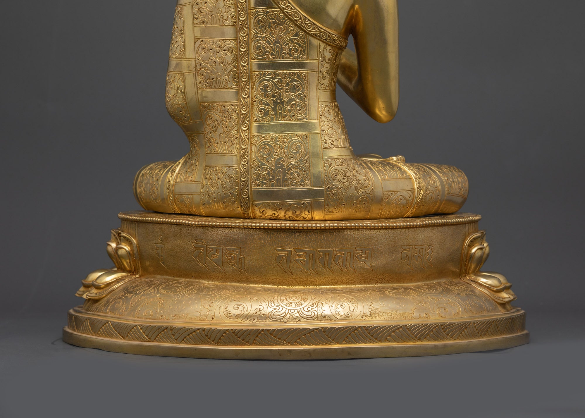Amoghasiddhi Buddha Statue | Handcrafted Buddhist Sculpture from Nepal