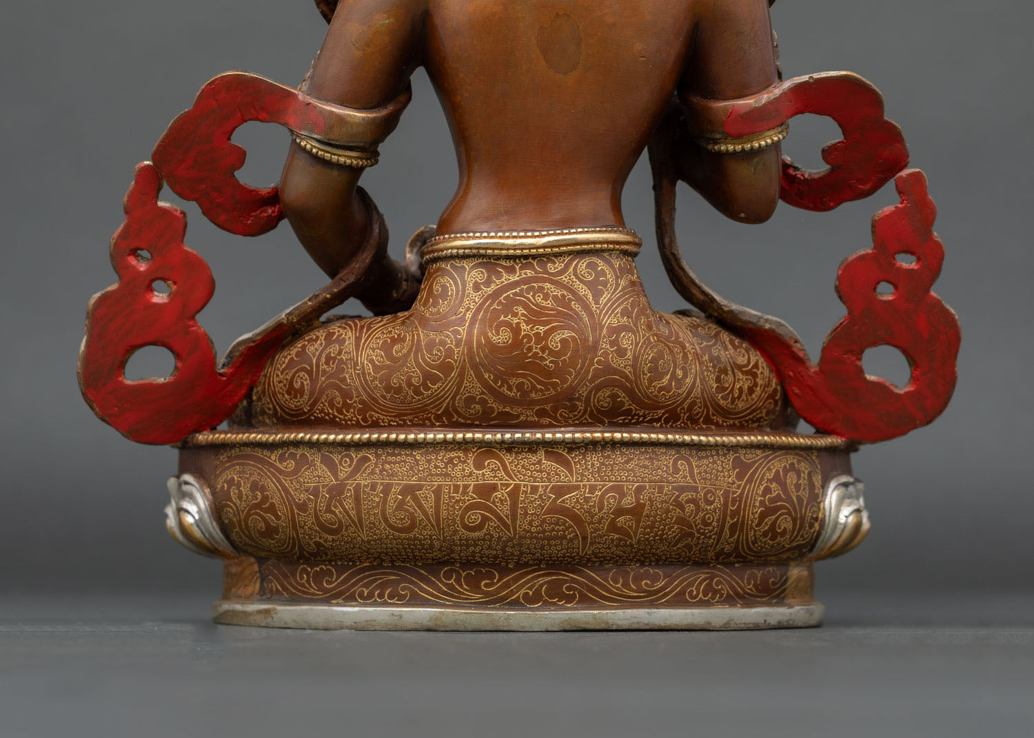 Authentic Vajrasattva Statue | Oxidized Copper Sculpture