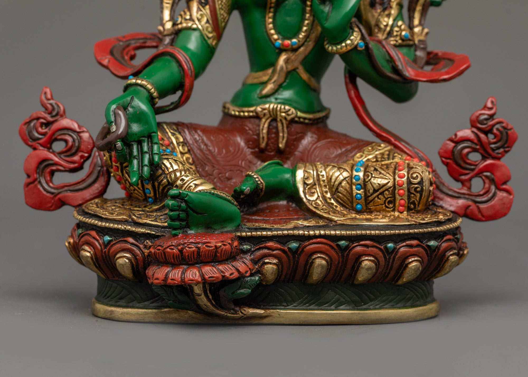 Green Colored Green Tara Goddess Statue for Sale