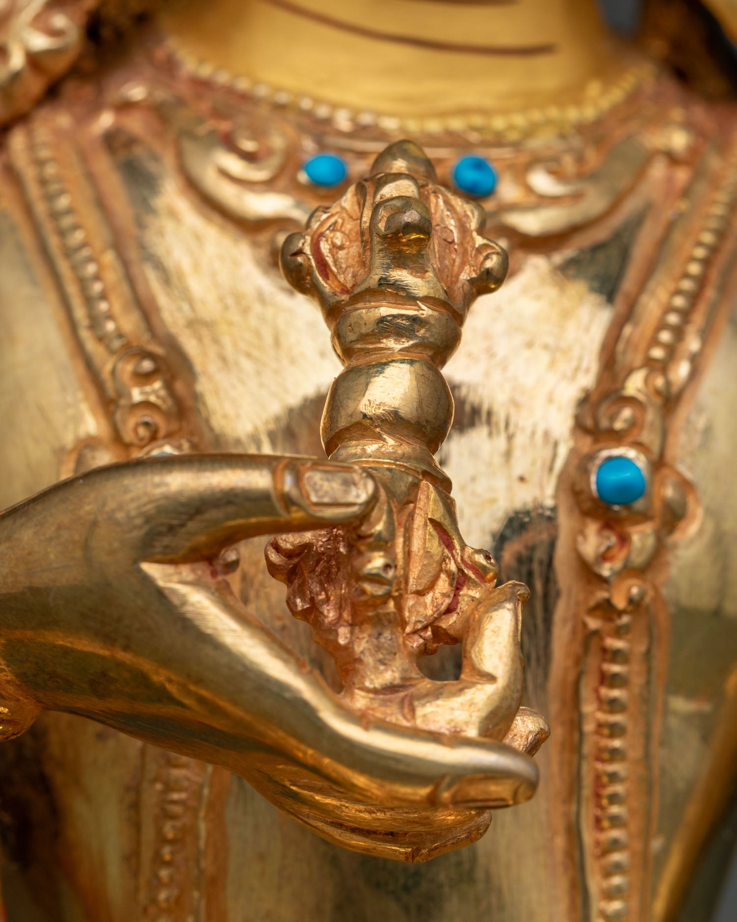 Vajrasattva Statue for Meditation – Handcrafted Copper Buddhist Art