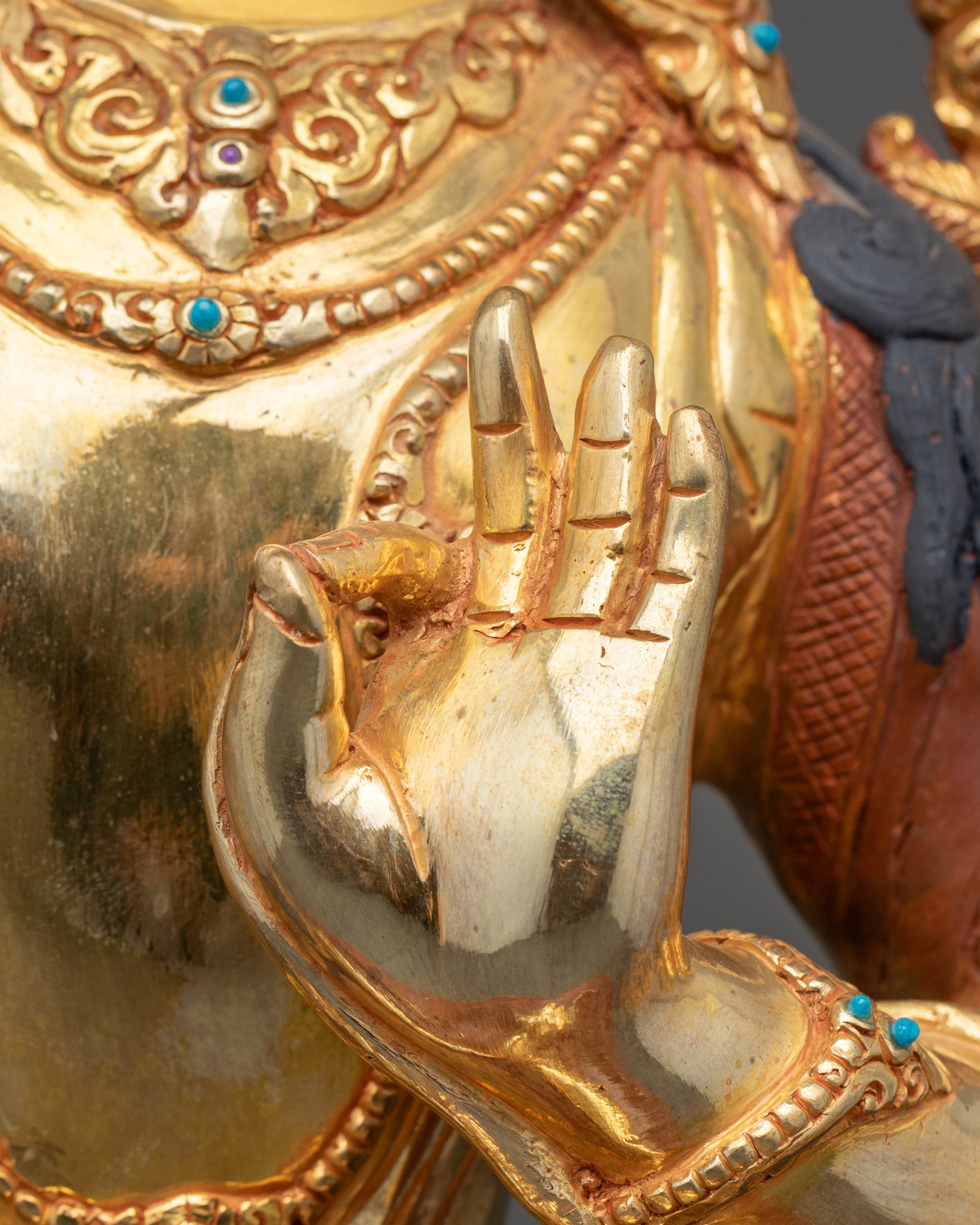 Nepalese Manjushri Statue for Meditation & Devotion