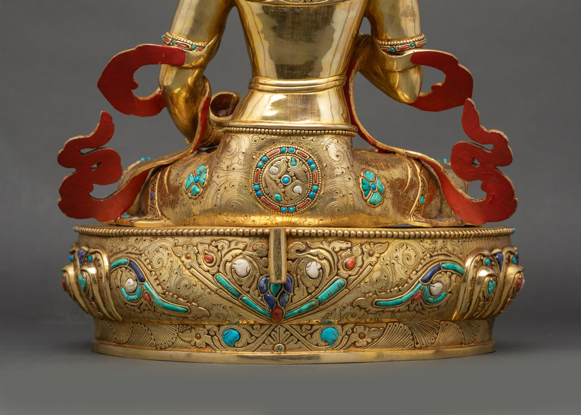 Premium Vajrasattva Statue | Traditional Tibetan Hand Carved Artwork