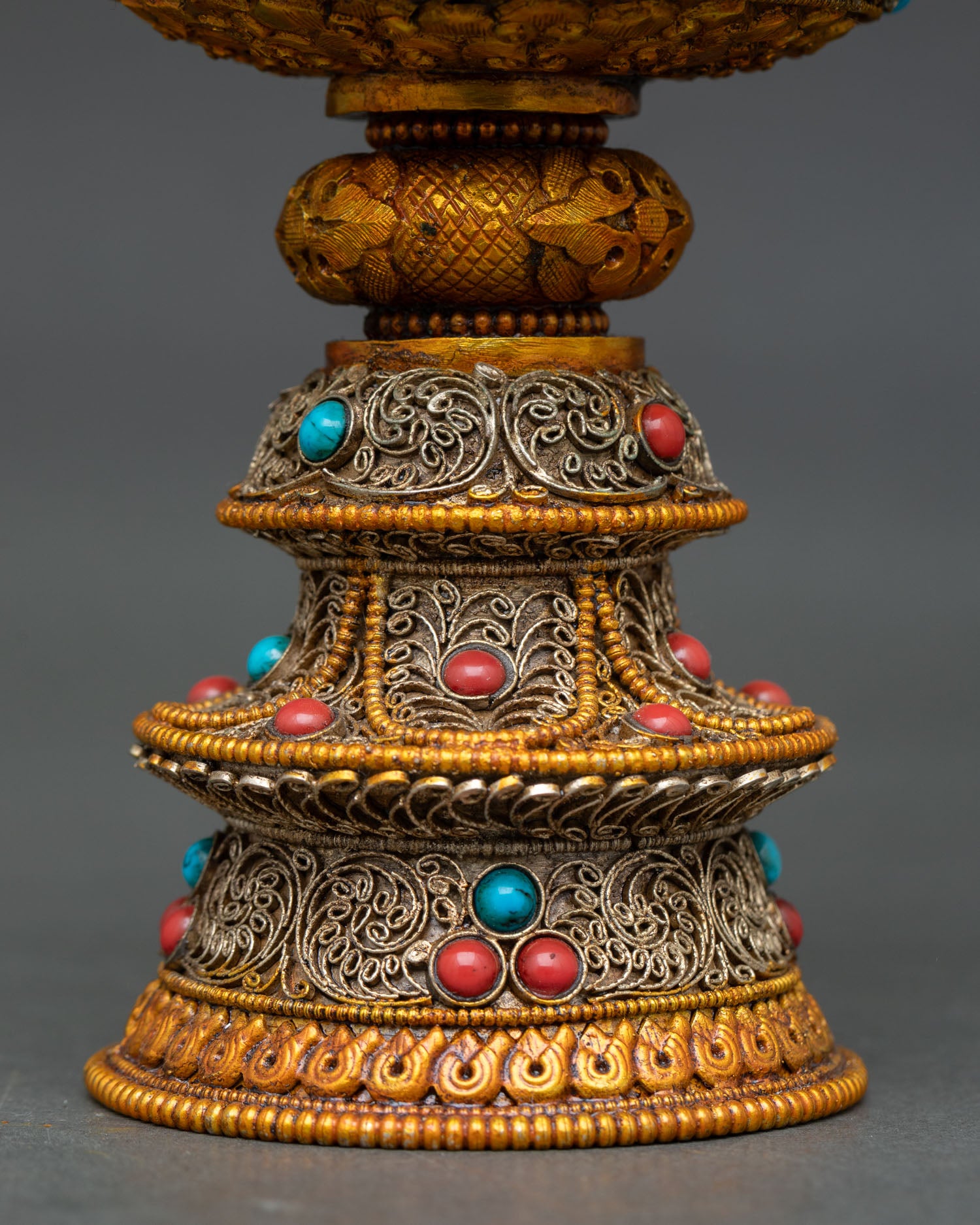 Buddhist Butter Lamp Set | Handcrafted in Nepal