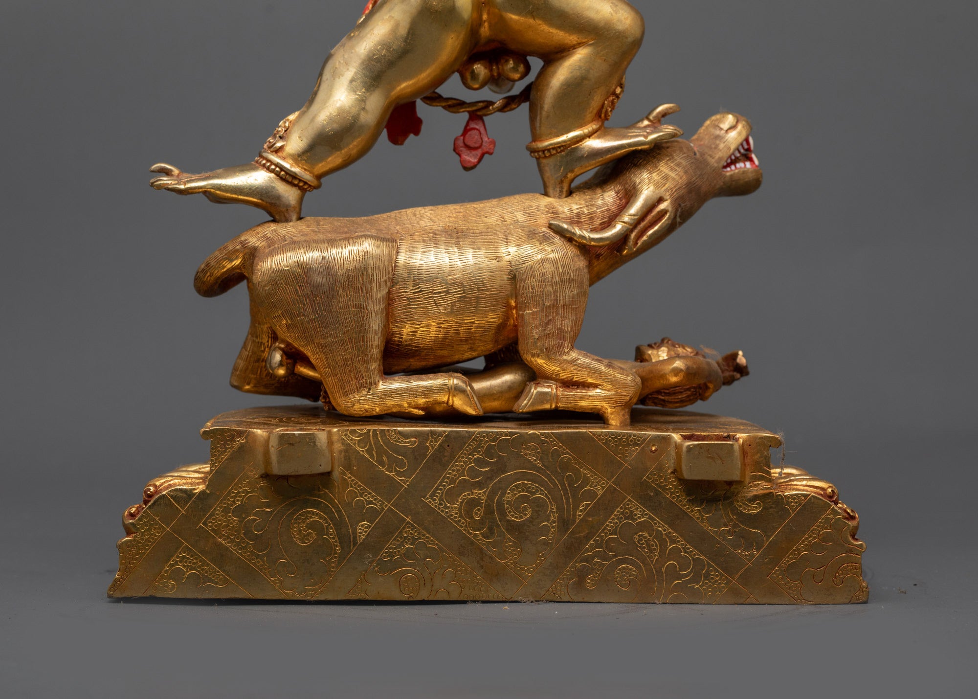 Sacred Yamantaka Sculpture | Yidam Deity for Meditation