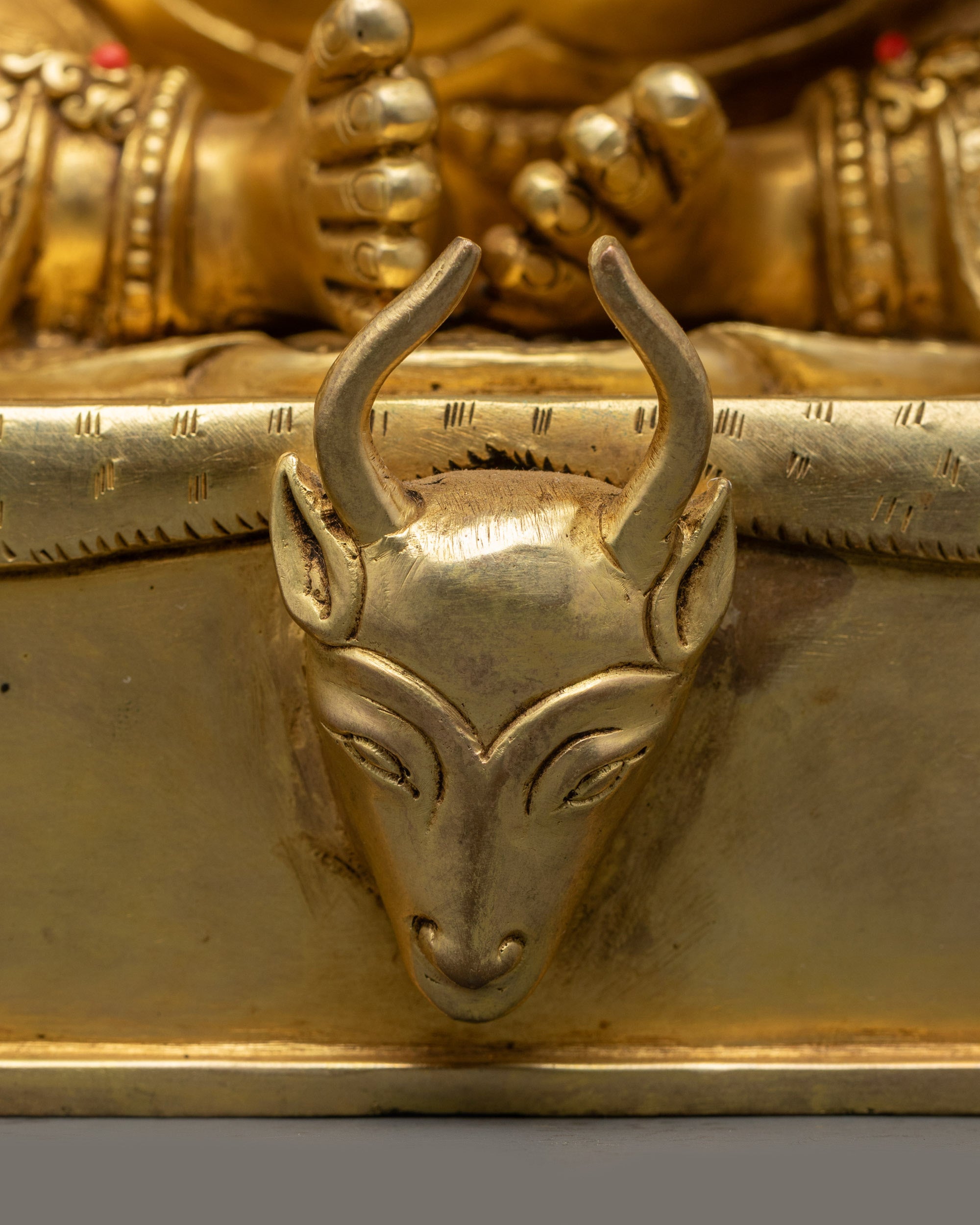 Premium Thangtong Gyalpo Statue | 24K Gold Gilded Mahasiddha Sculpture