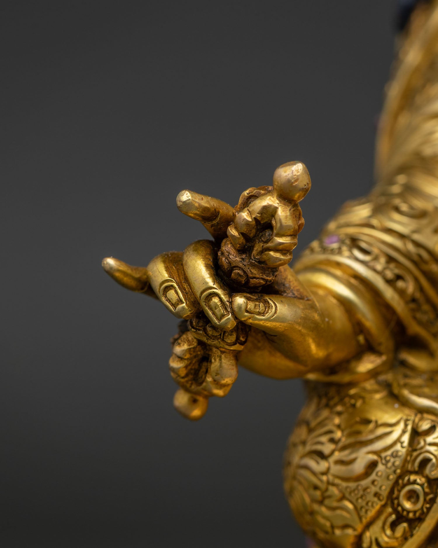 Guru Padmasambhava Statue | Traditional Lost Wax Casting Art