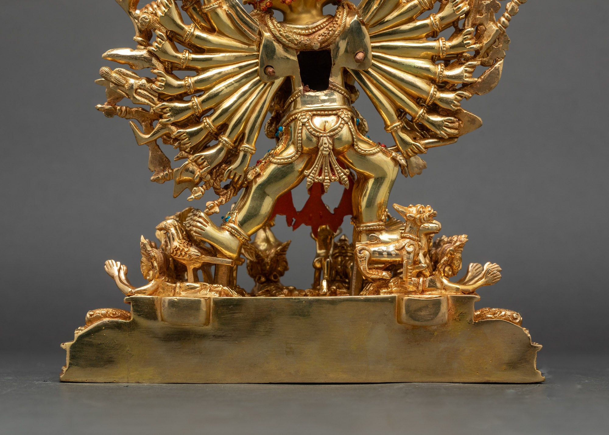 Buddhist Guardian Yamantaka Statue | Traditional Nepalese Artwork