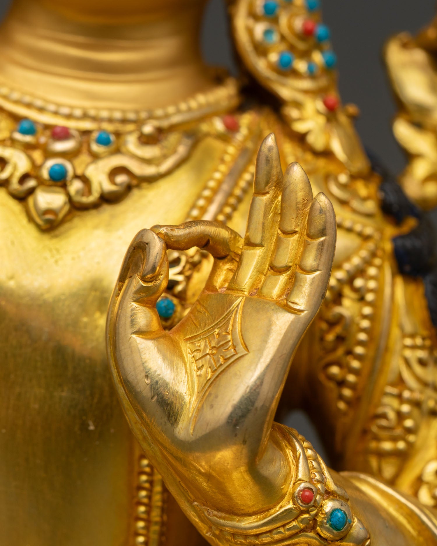 Wisdom Bodhisattva Manjushri Statue | Buddhist Art from Nepal