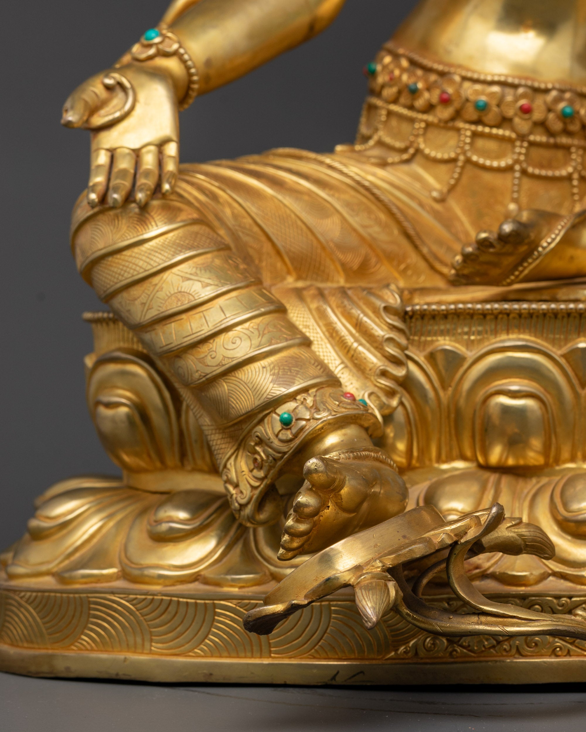 Divine Green Tara Sculpture | Artisan-Crafted Premium Spiritual Decor