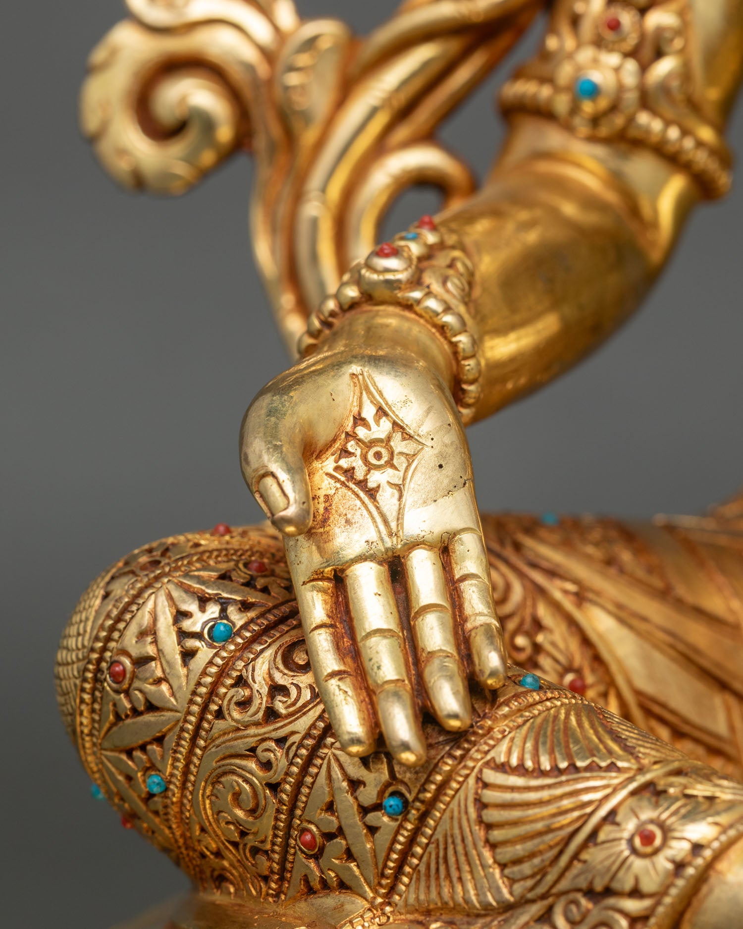 Green Tara Statue from Nepal | Bring Protection & Compassion Home