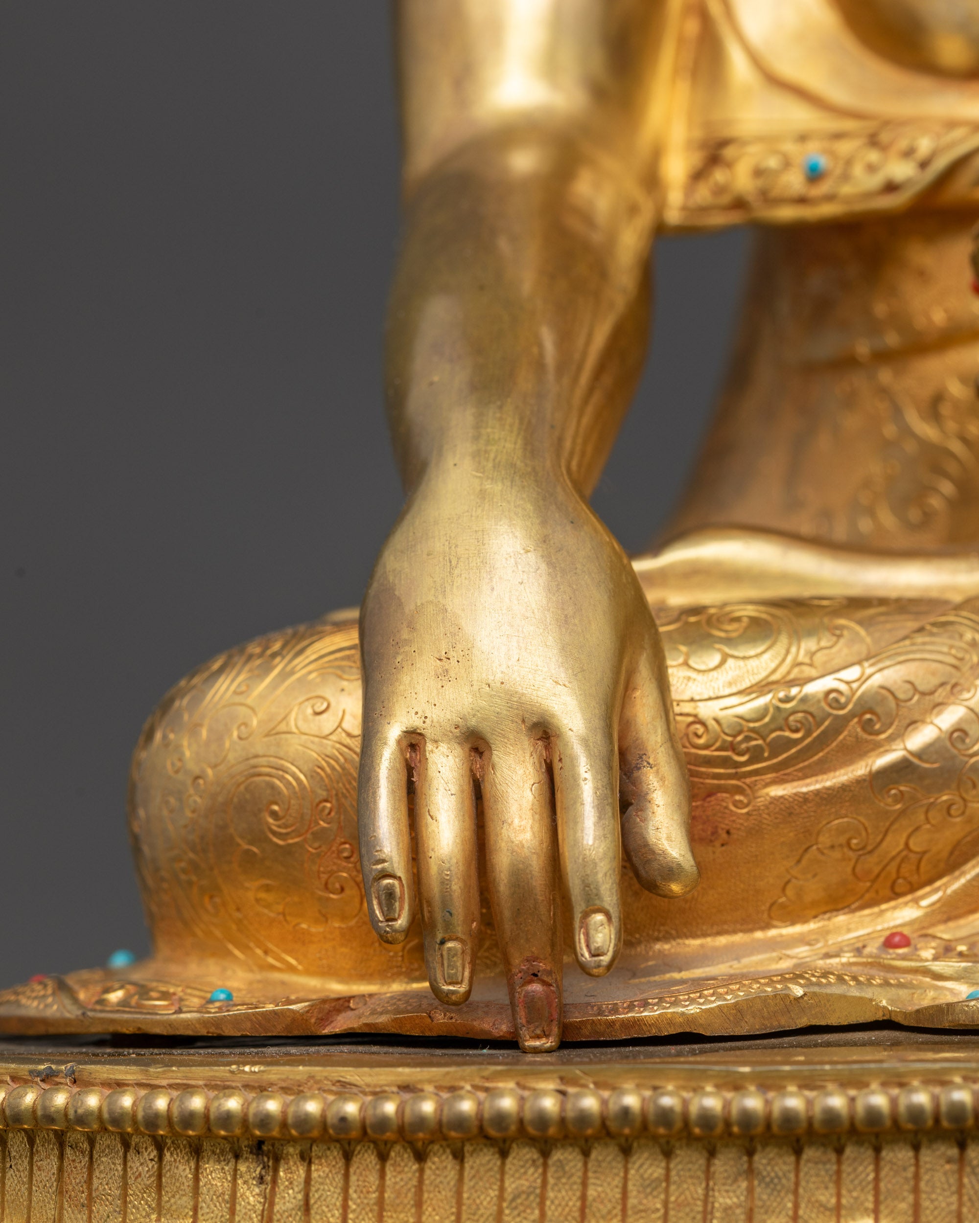 Handmade Historical Shakyamuni Buddha Statue | Enlightened One Idol