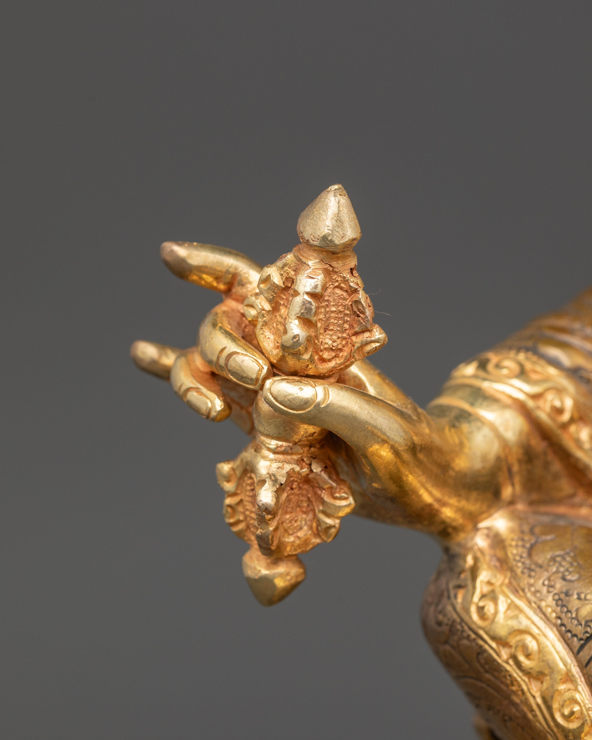 Guru Padmasambhava Statue | Handcrafted Tibetan Master Sculpture