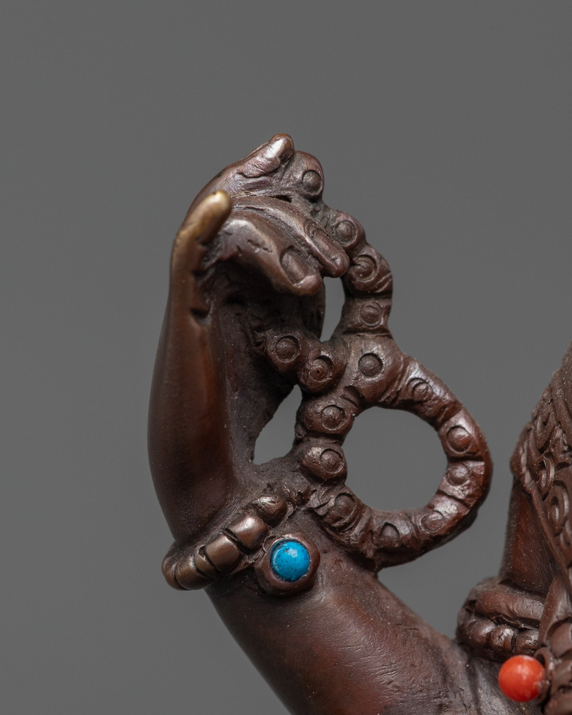 Avalokiteshvara Chenrezig Statue | Oxidized Sacred Tibetan Buddhist Art