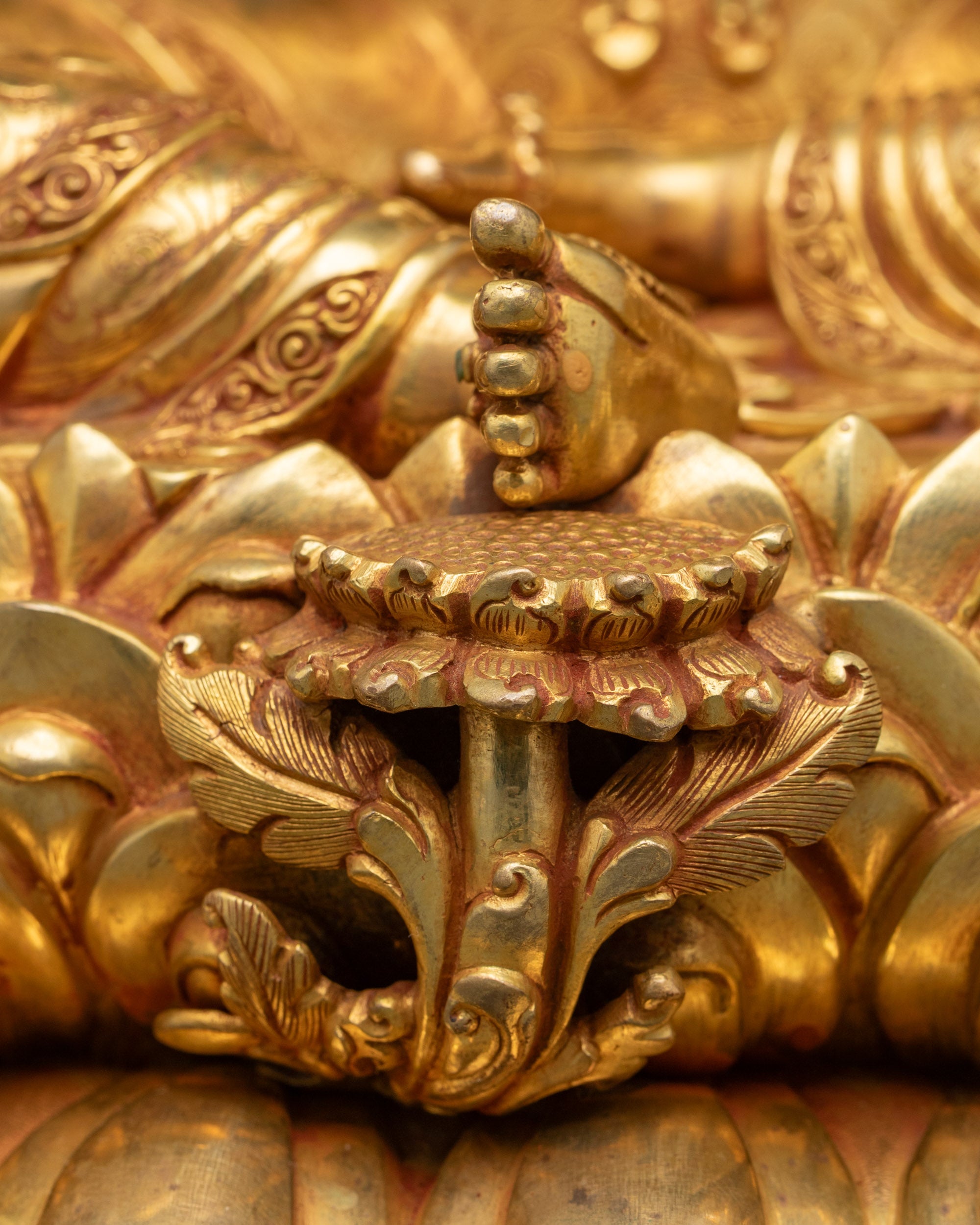 Blessed Green Tara Figurine | Handcrafted Nepalese Artwork