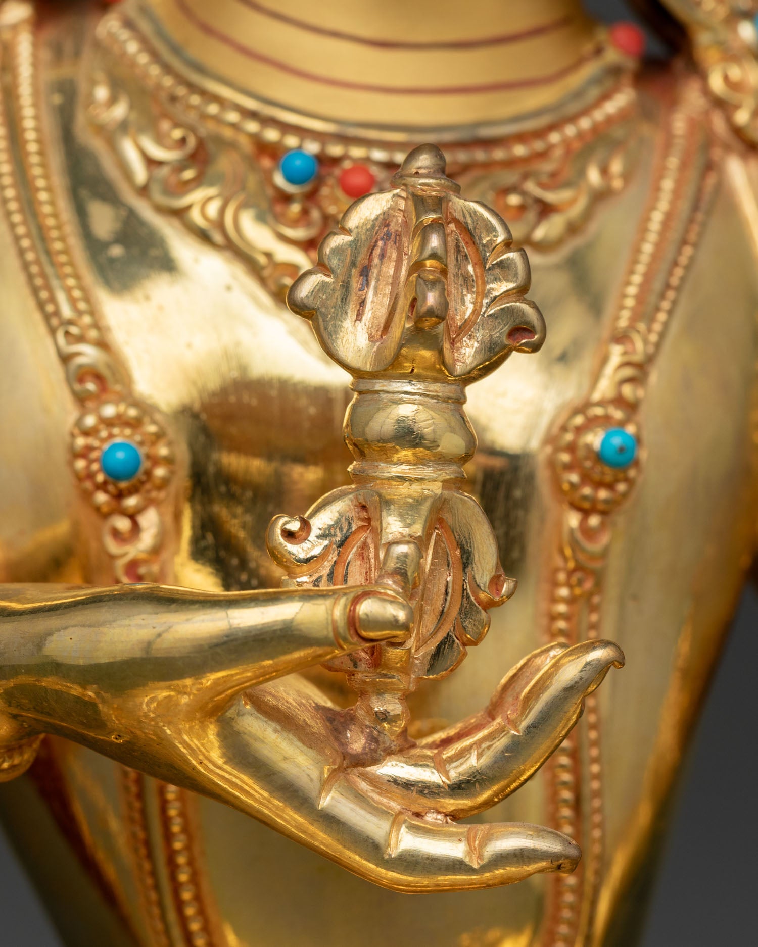 Traditional Vajrasattva Statue | Handmade Tibetan Sculpture