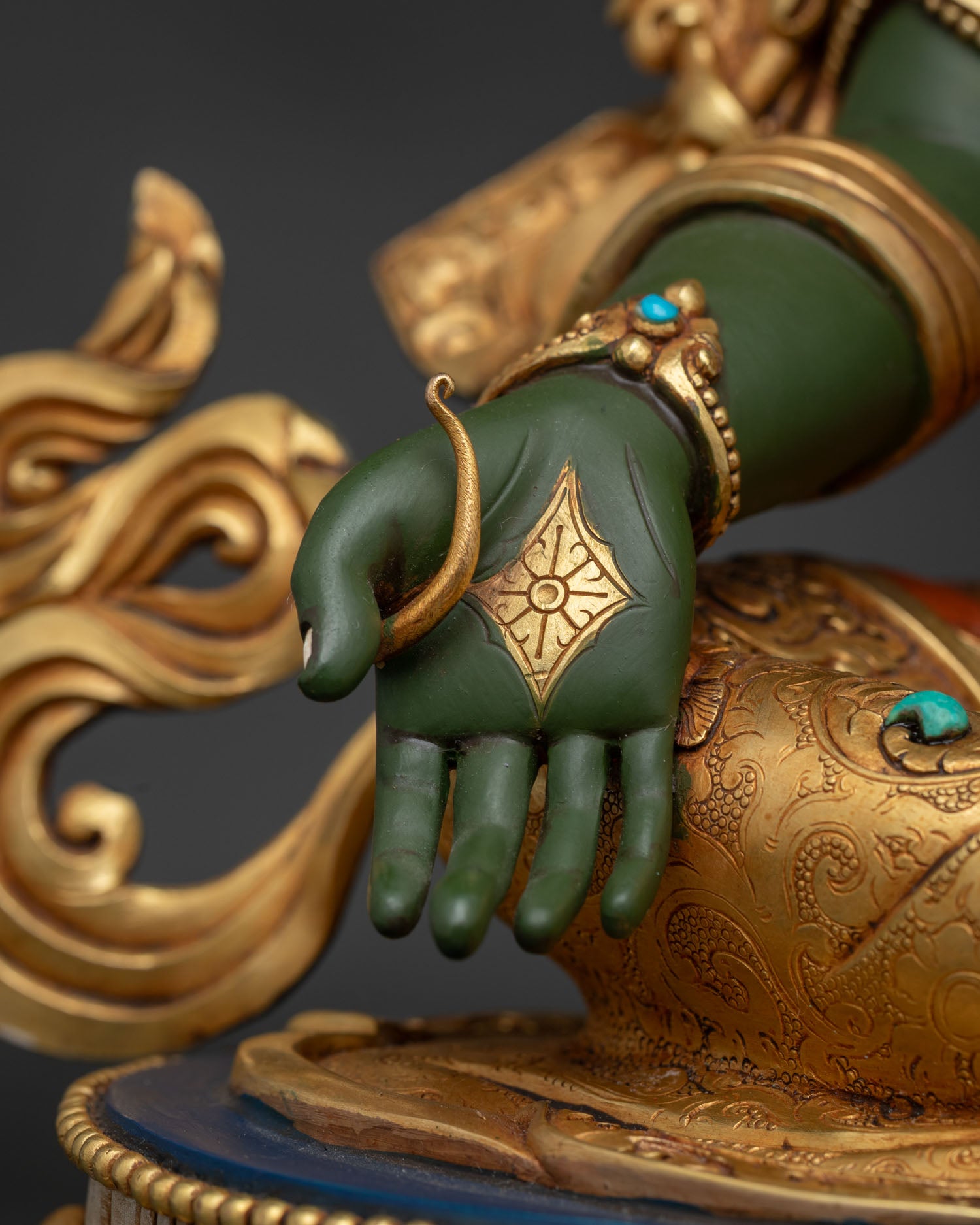 Green Tara Statue for Daily Meditation & Prayer | Handmade in Nepal