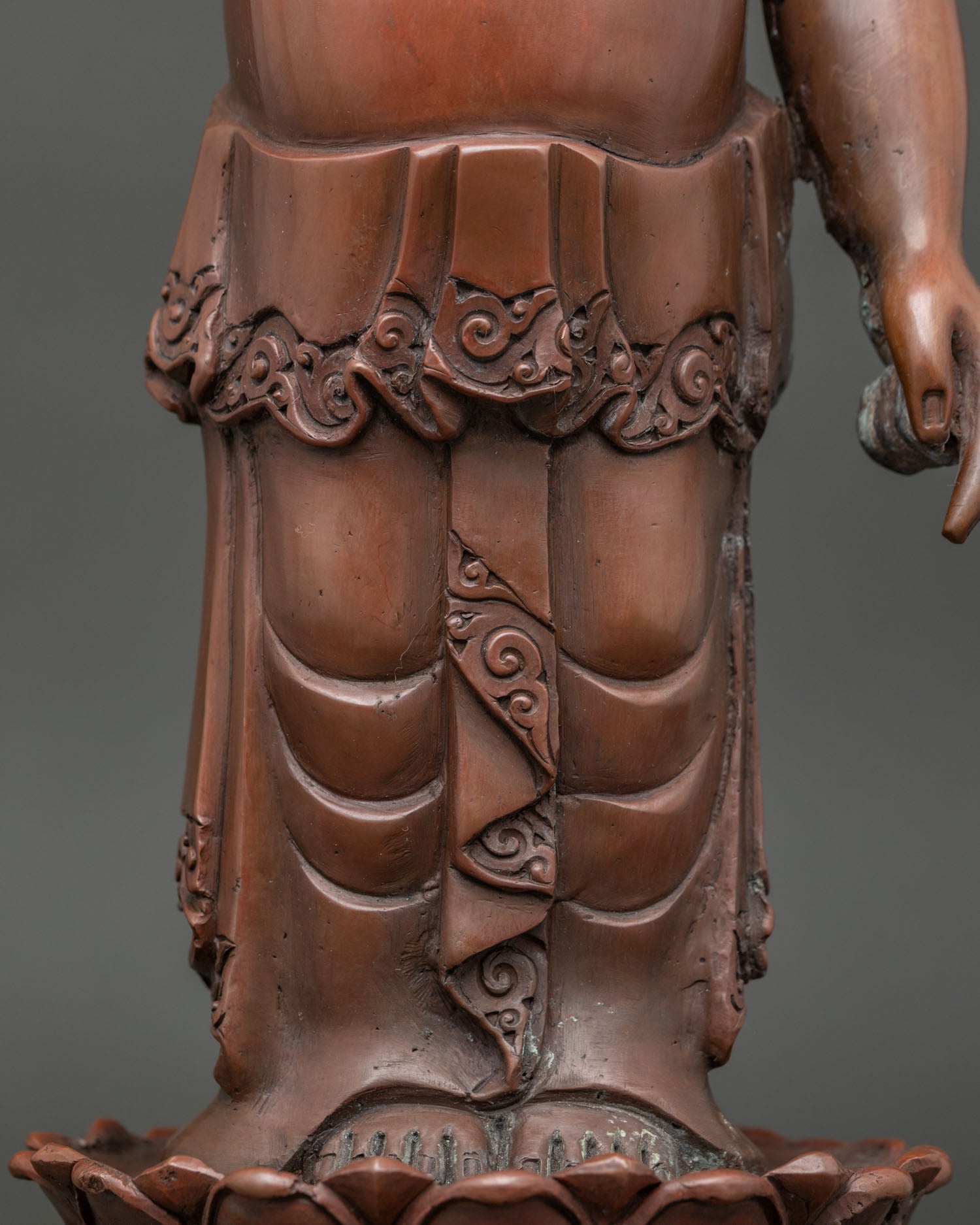 Oxidized Little Buddha Statue | Buddhist Zen Decor