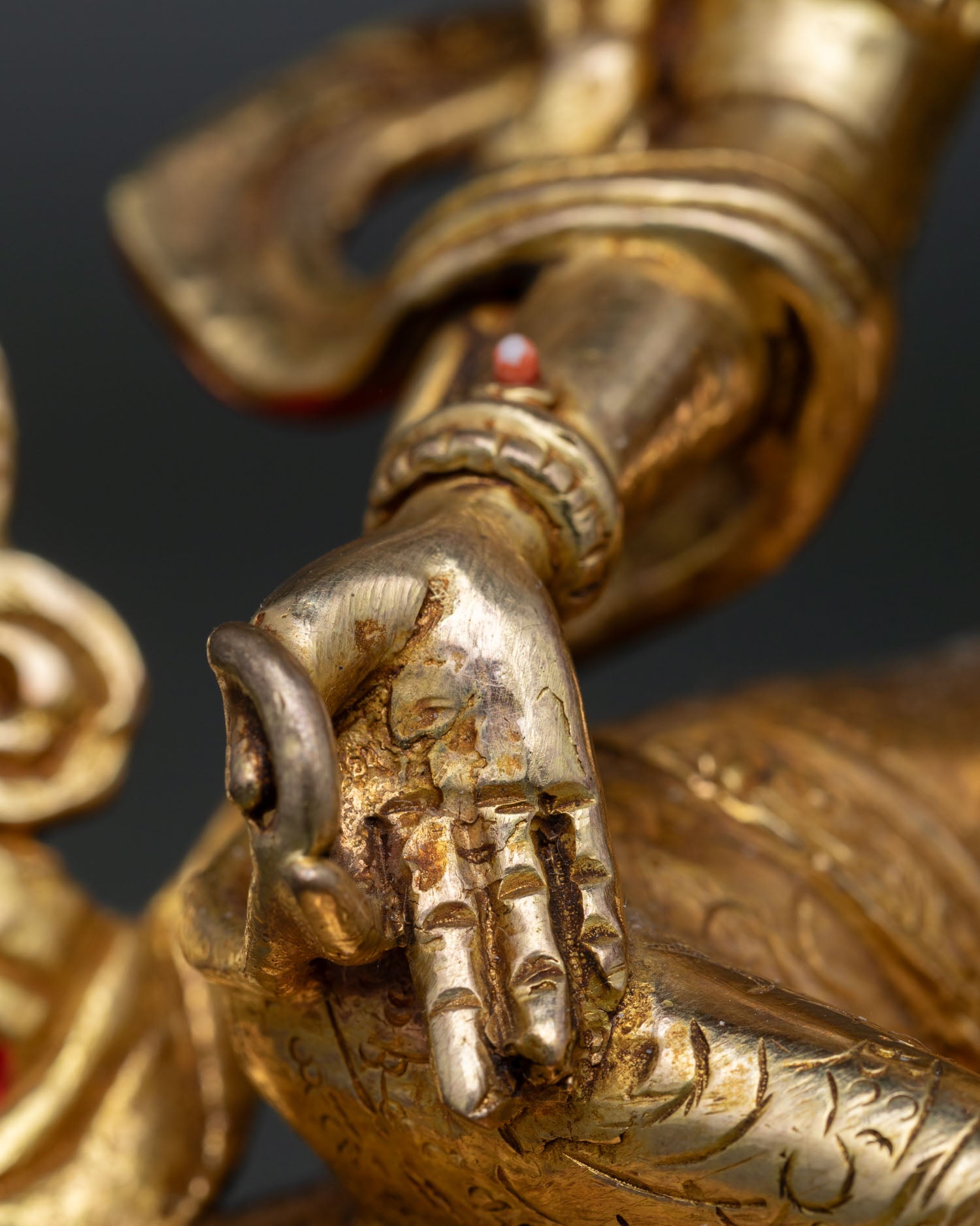 Handcrafted Green Tara Statue | Himalayan Buddhist Art
