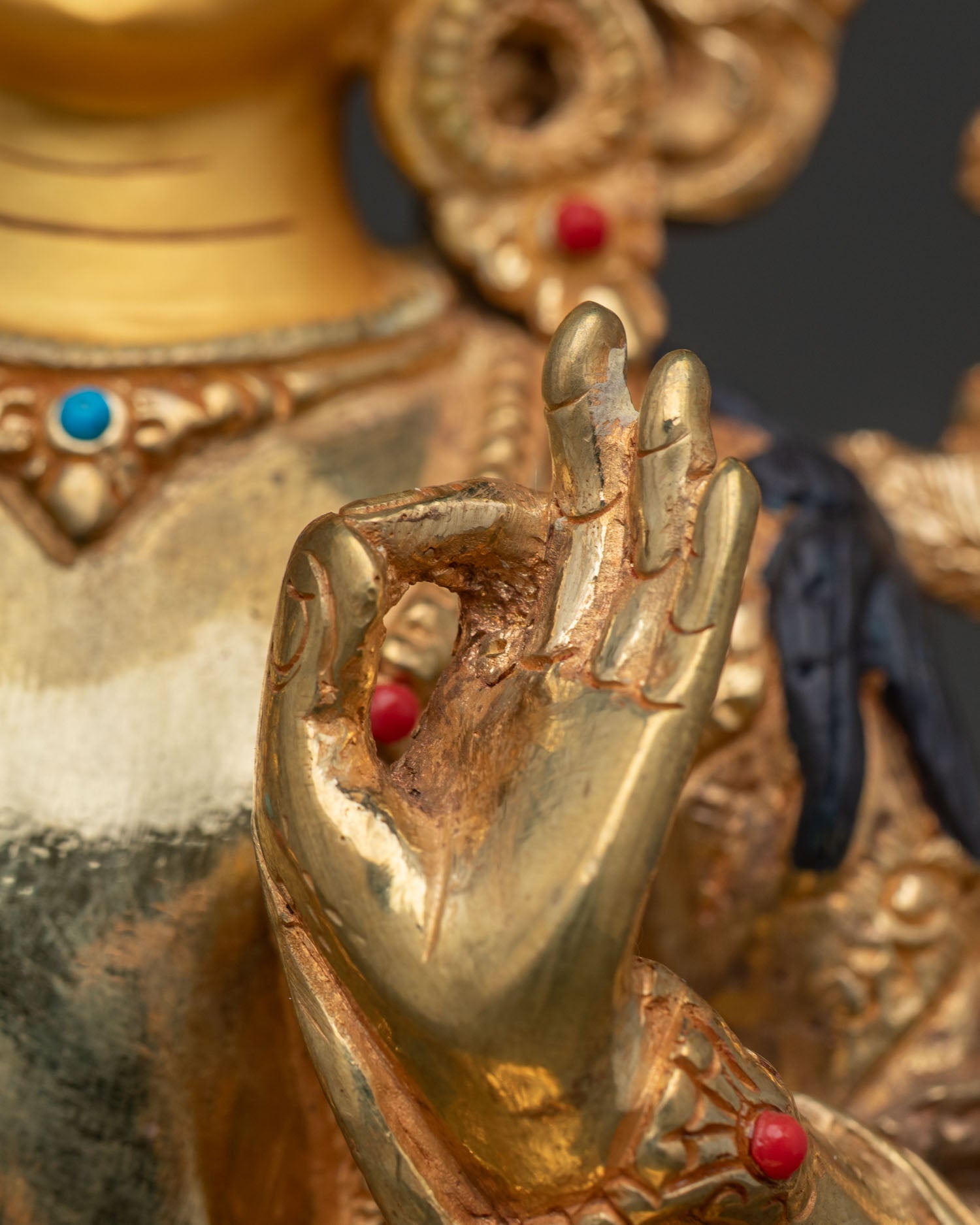 Manjushri Statue | Artisan-crafted Sacred Buddhist Sculpture