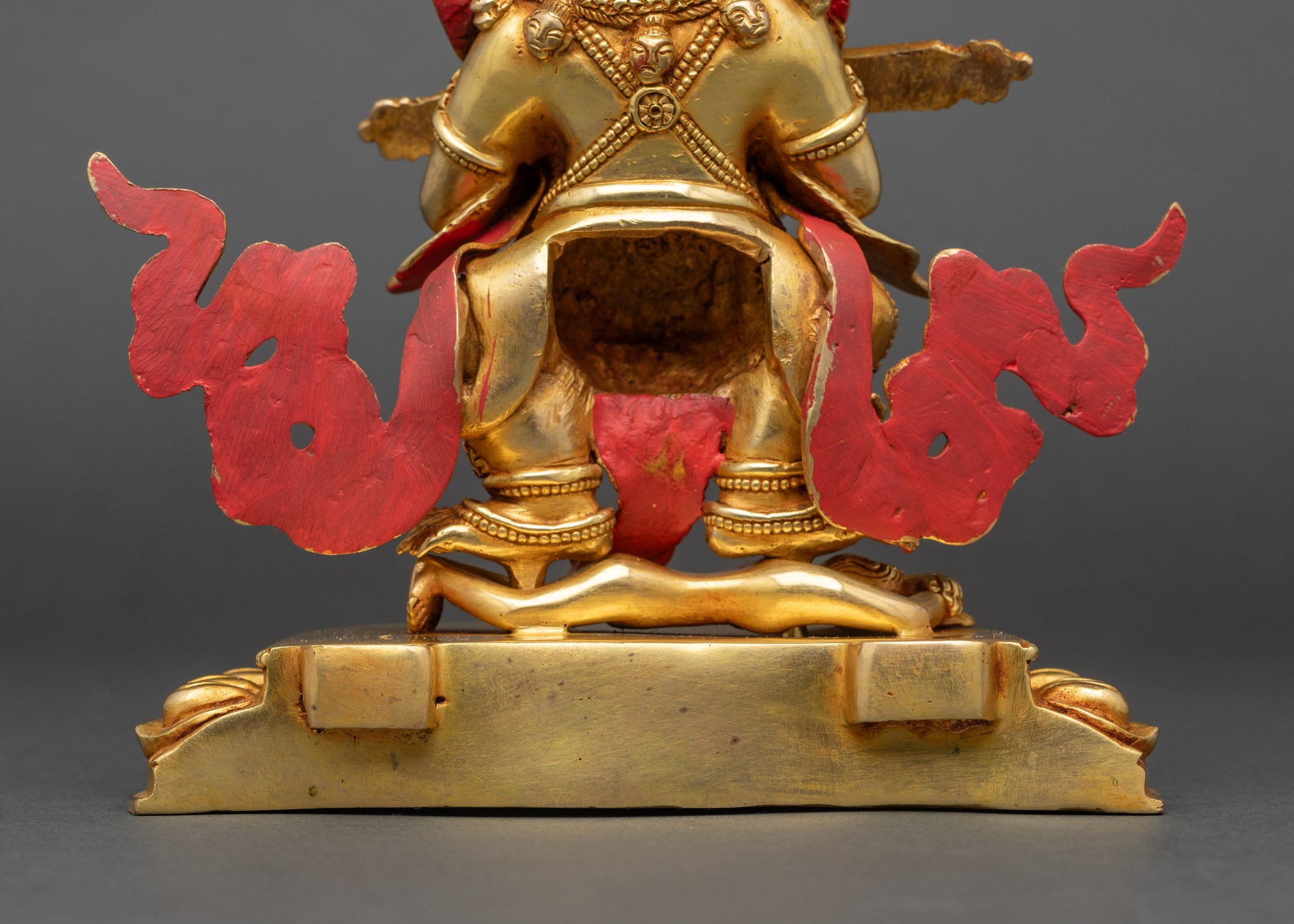 Authentic Shakya Mahakala Statue | Tibetan Buddhist Protector Figure