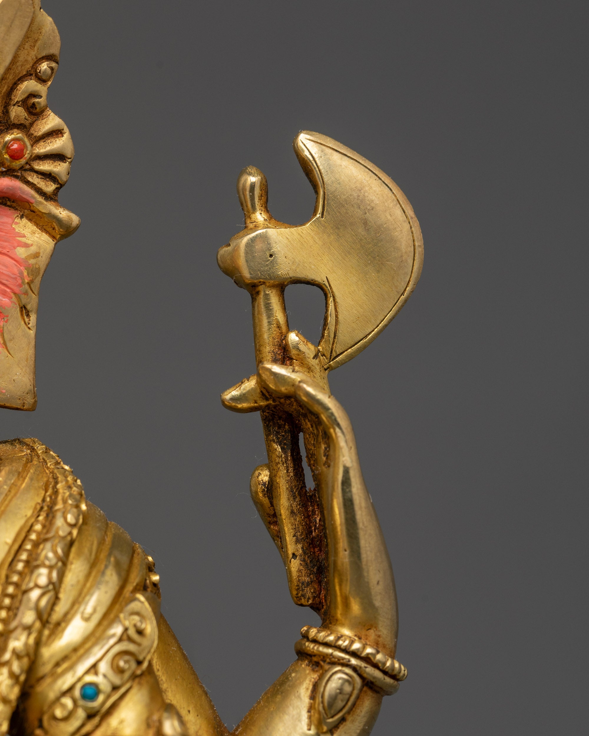 Four-armed Ganesha Statue | Spiritual Idol Crafted for Sacred Spaces