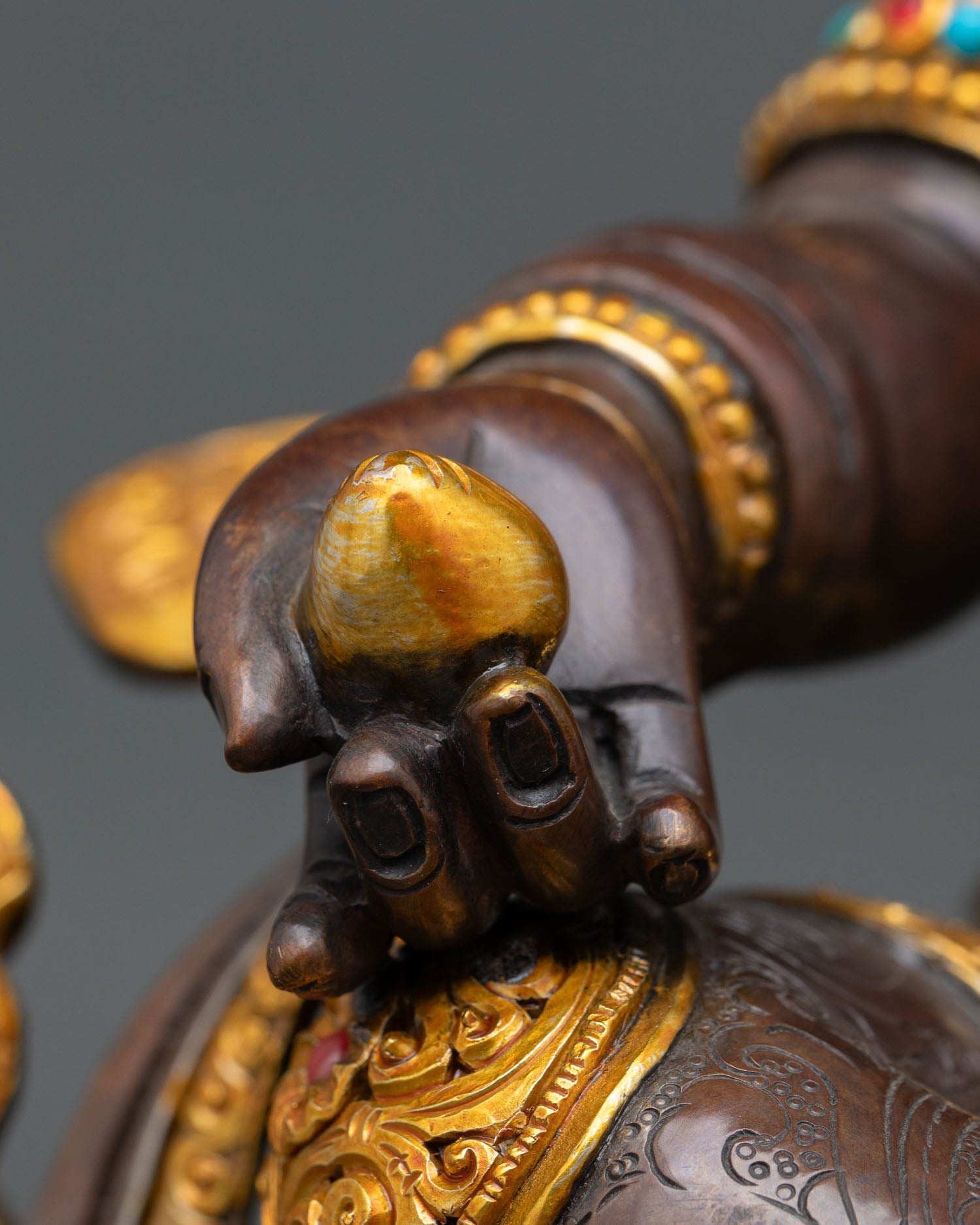 Premium Oxidized Dzambhala Statue | Tibetan Artwork