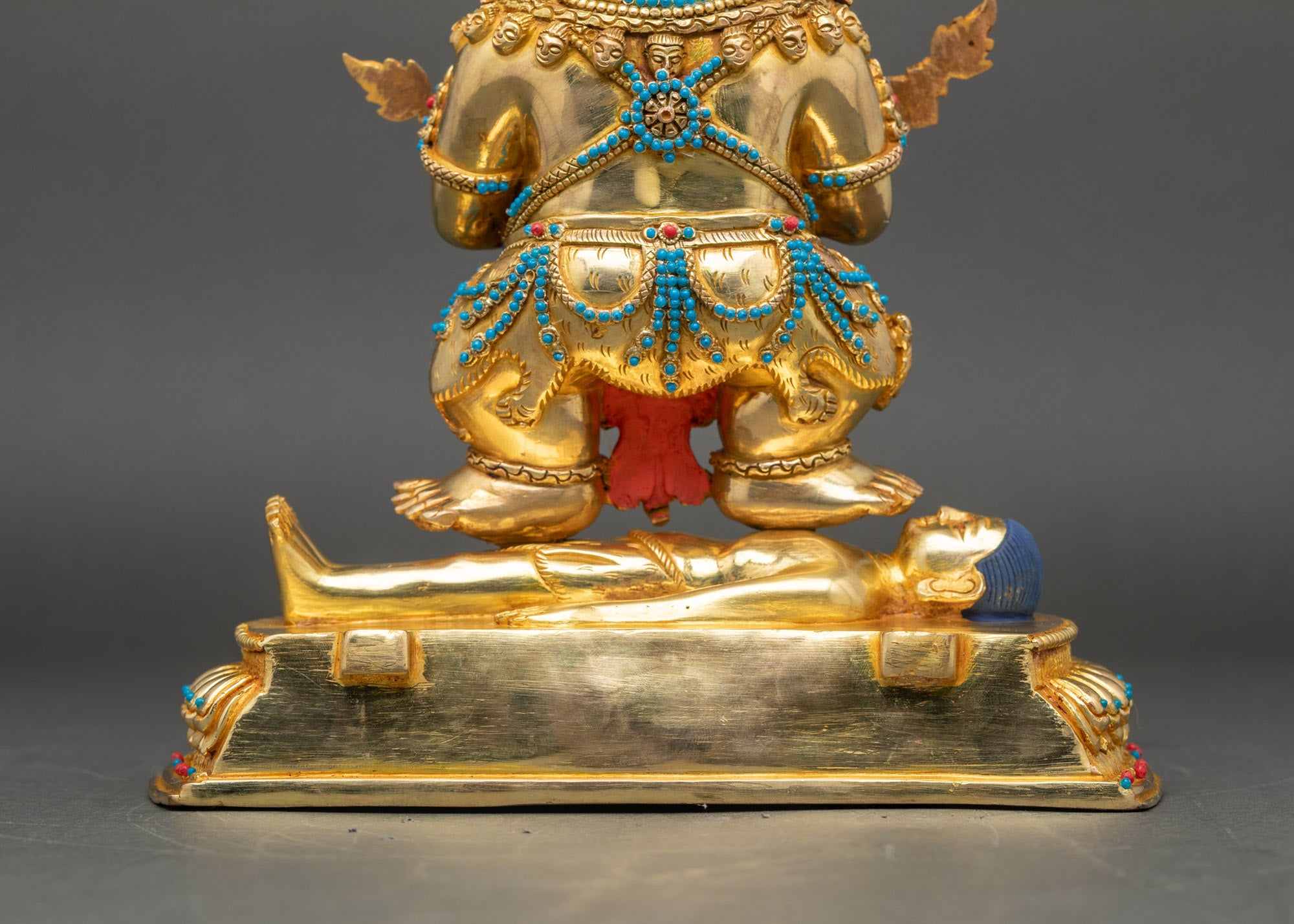 Premium Sakya Mahakala Statue | Traditional Buddhist Art