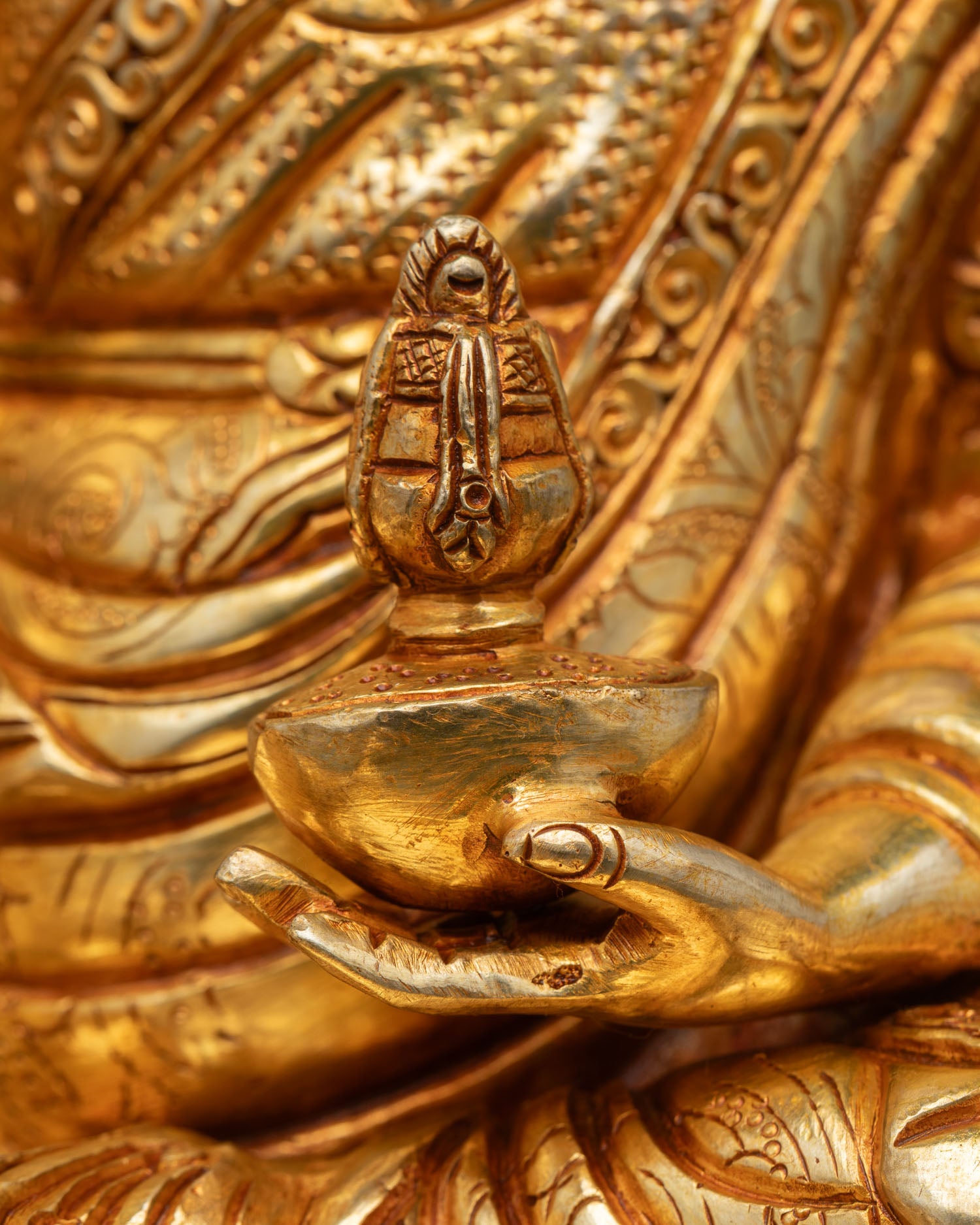 Guru Rinpoche Statue | Sacred Vajra Master Sculpture