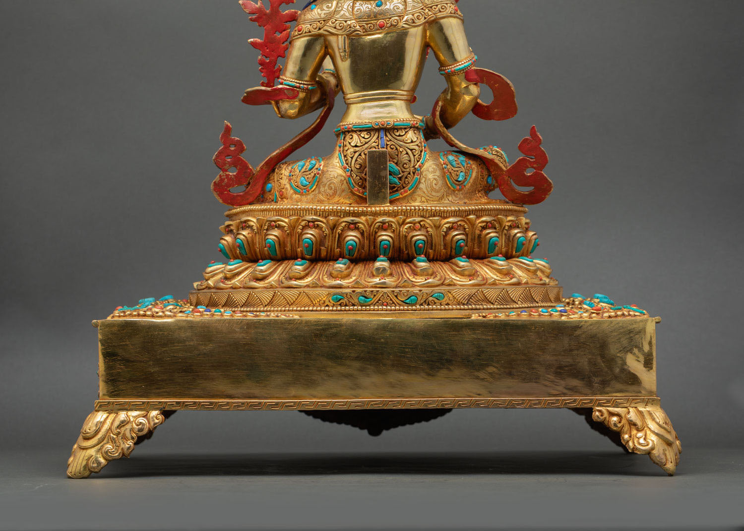 Large Manjushri on Throne Statue | Spiritual Wisdom Deity