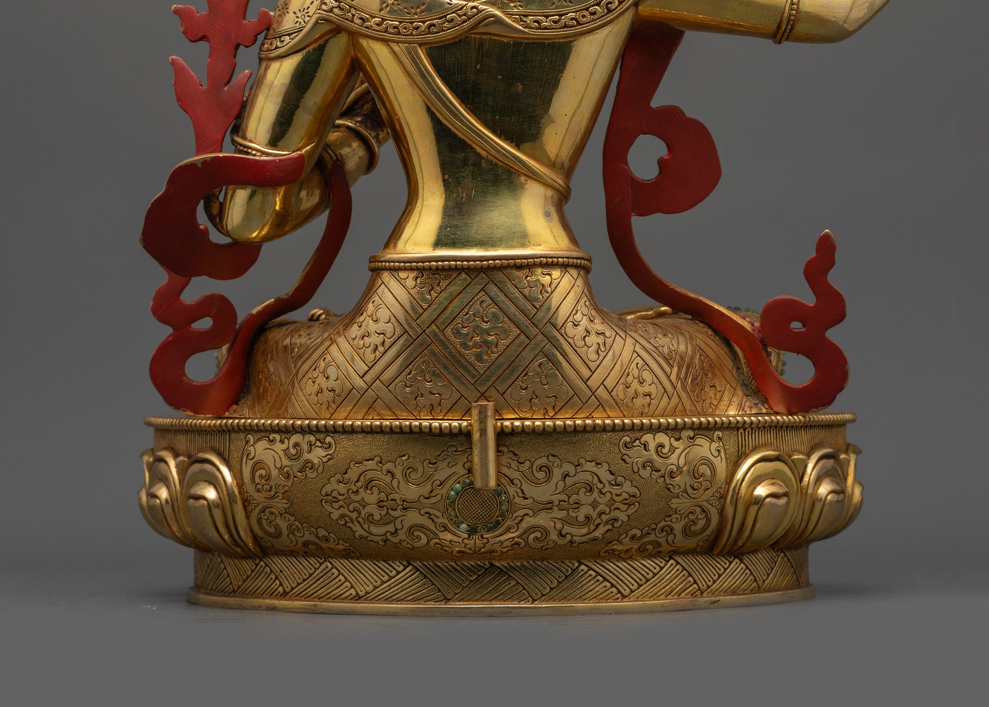 Spiritual Manjushri Statue | Nepalese Embodiment of Wisdom Sculpture