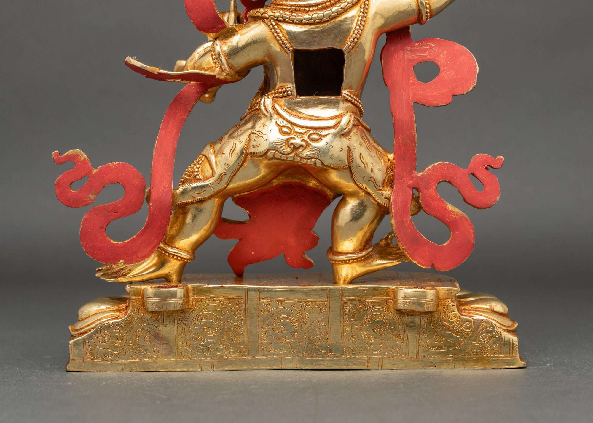Himalayan Vajrapani Copper Statue | Buddhist Deity for Spiritual Power