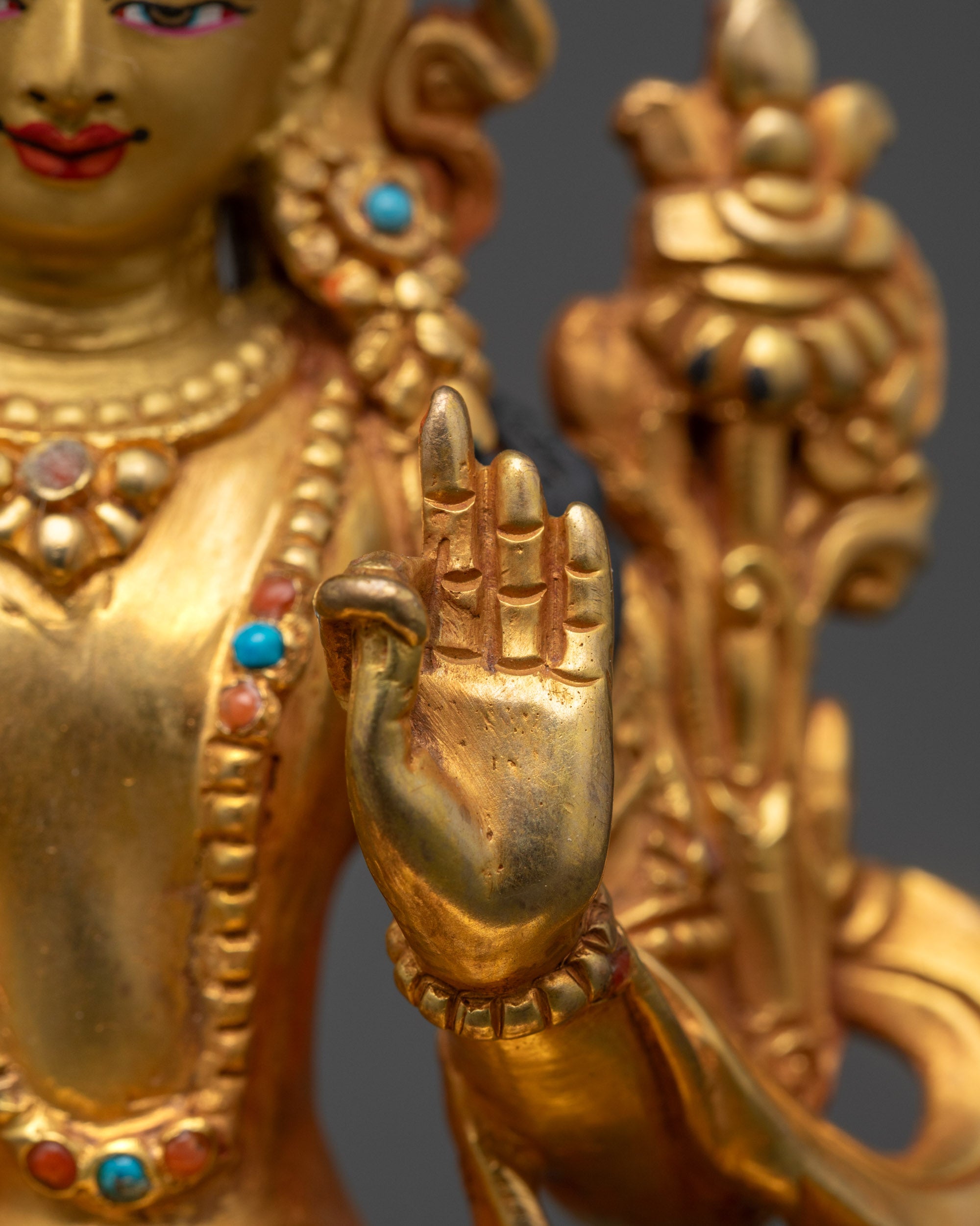 Himalayan Manjushri Statue | Handcrafted Deity for Mindfulness