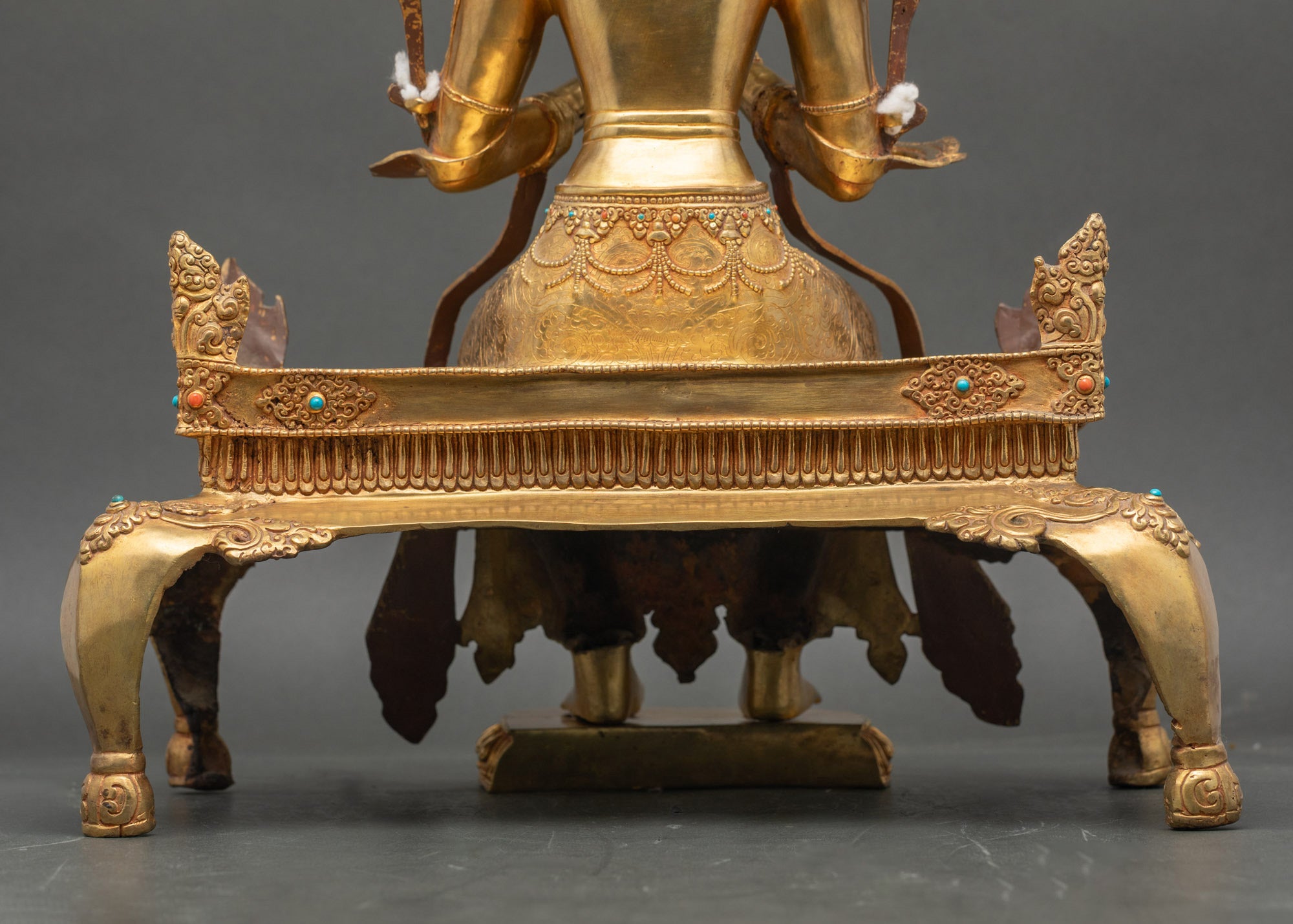Maitreya Buddha With Throne Statue | Prophesied Future Buddha
