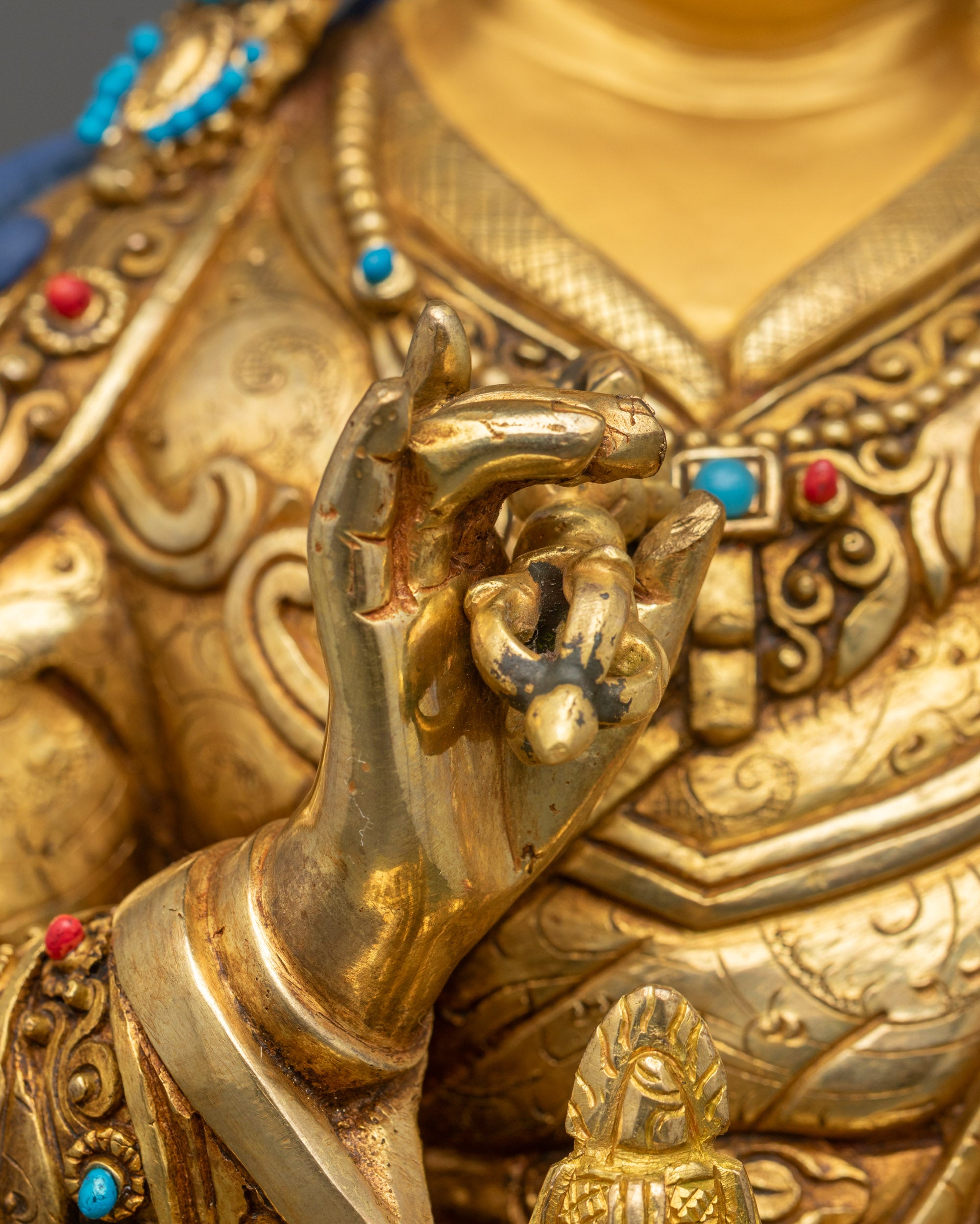 Authentic Tsokye Dorje Statue | Traditional Lost-Wax Buddhist Craft