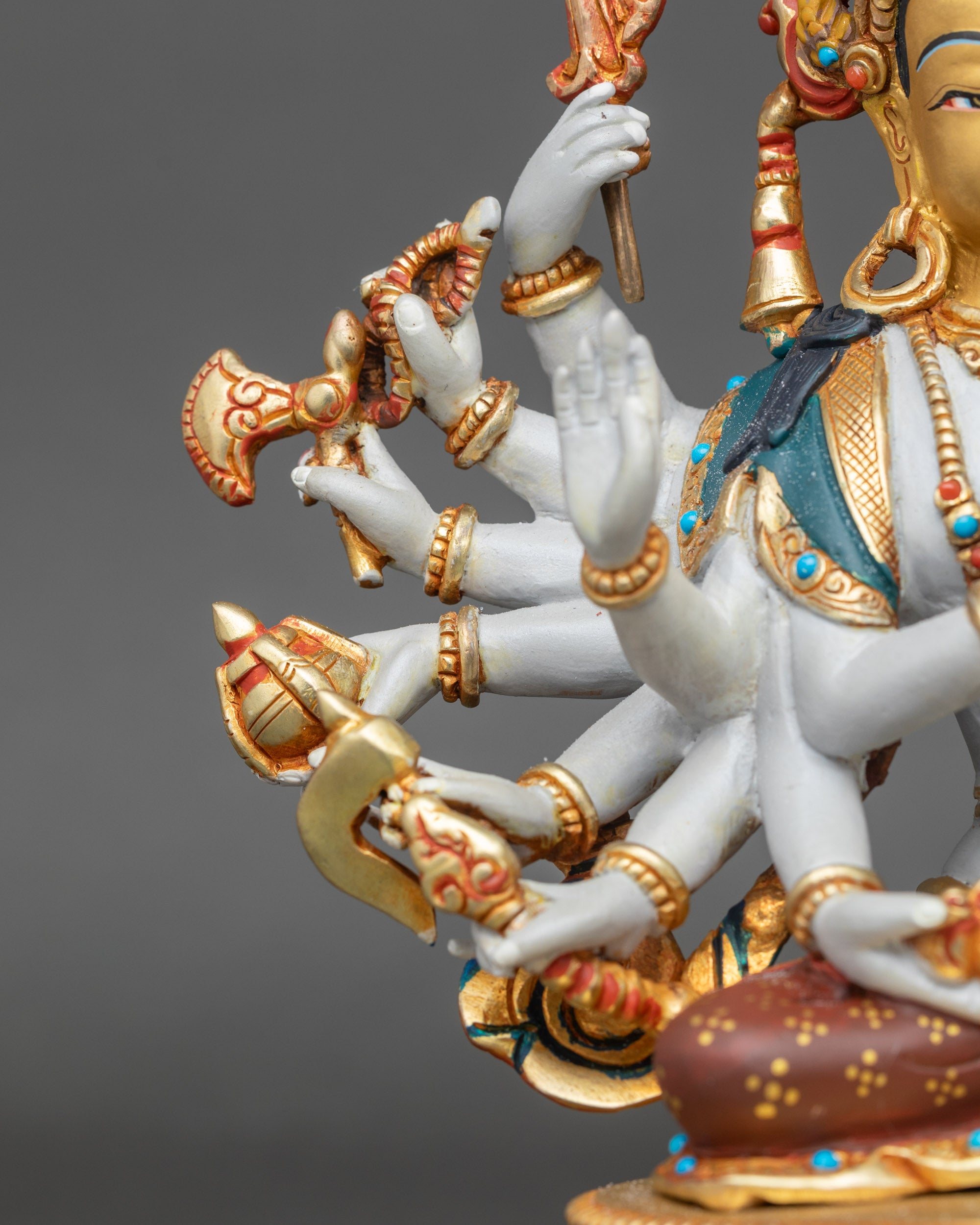 Exquisite Chundi Statue for Karma Purification and Spiritual Blessings