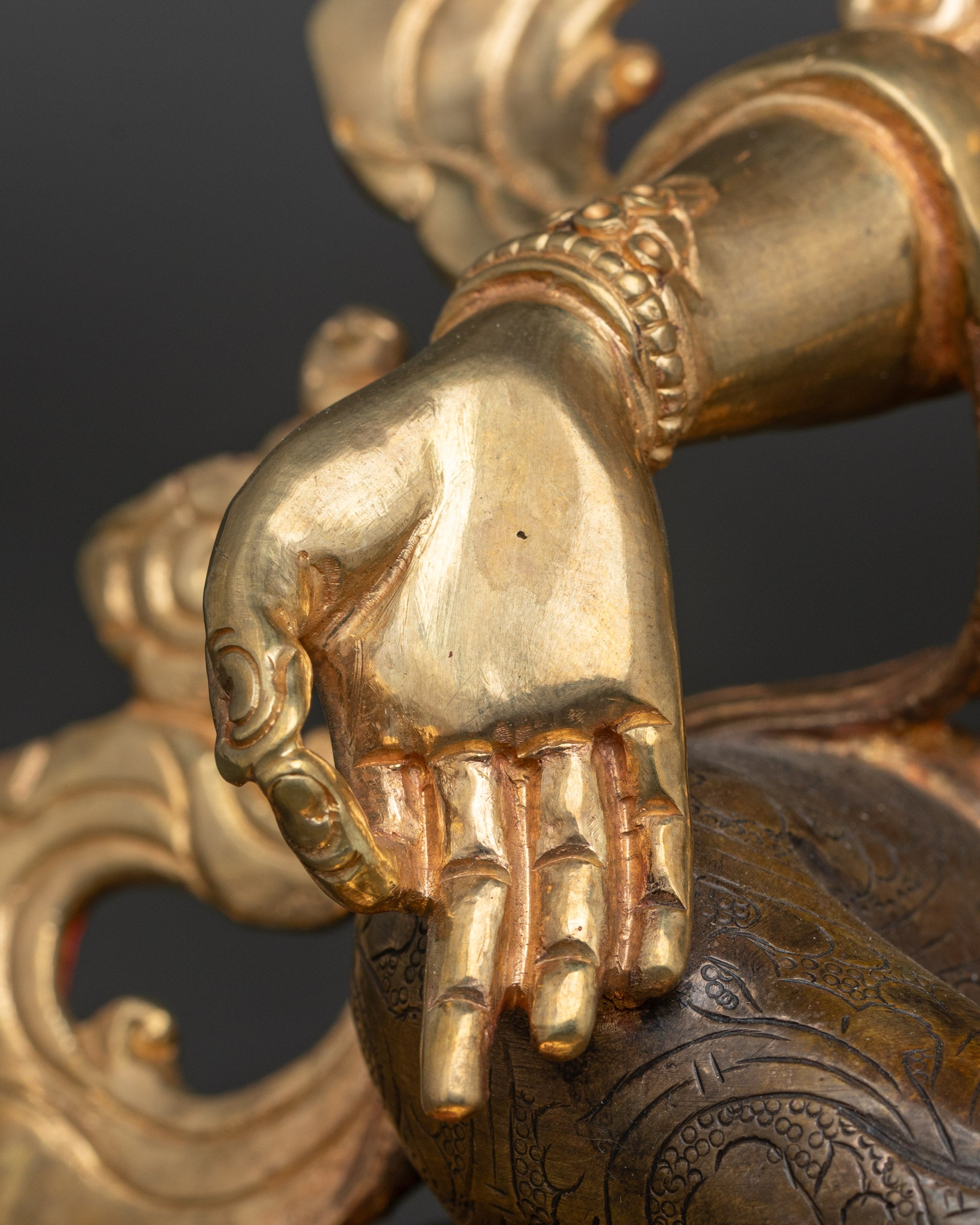 Green Tara Compassion Statue | Nepalese Altar Meditation Sculpture