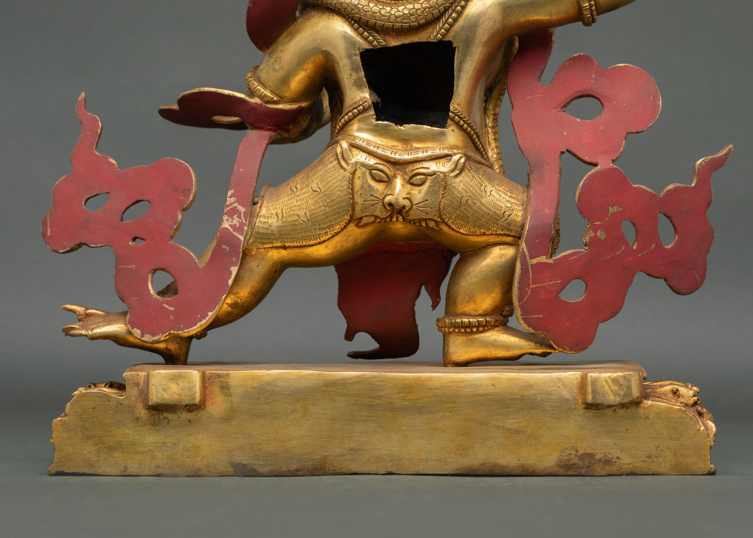 Vajrapani Statue | Handmade 24K Gold-Fire Gilded Copper Art