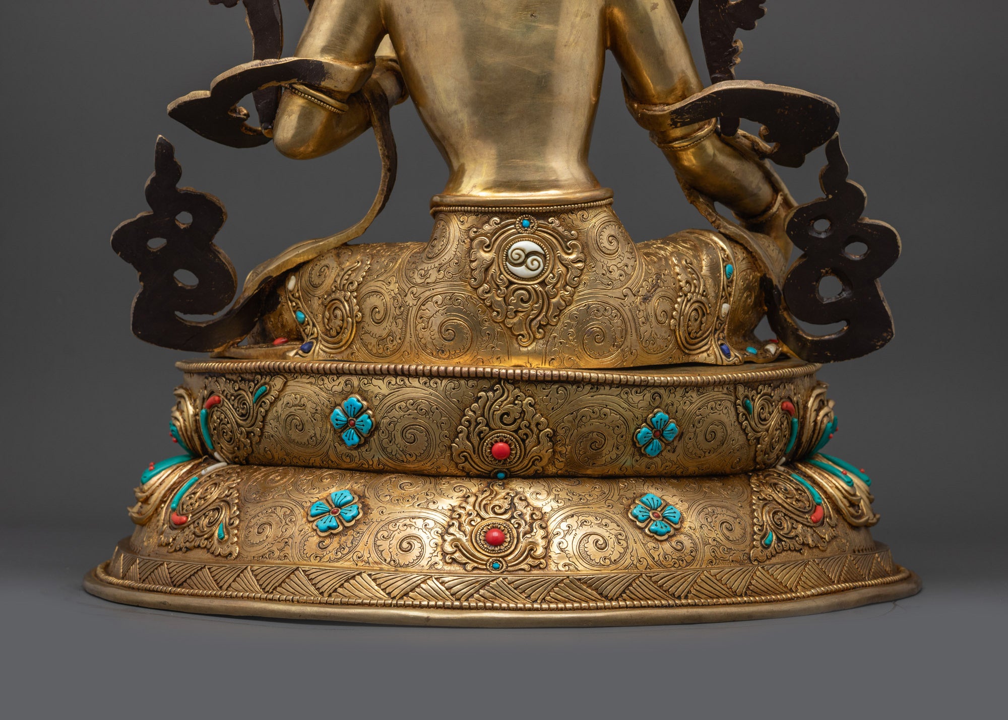 Premium Green Tara Sculpture | Buddhist Goddess of Swift Protection
