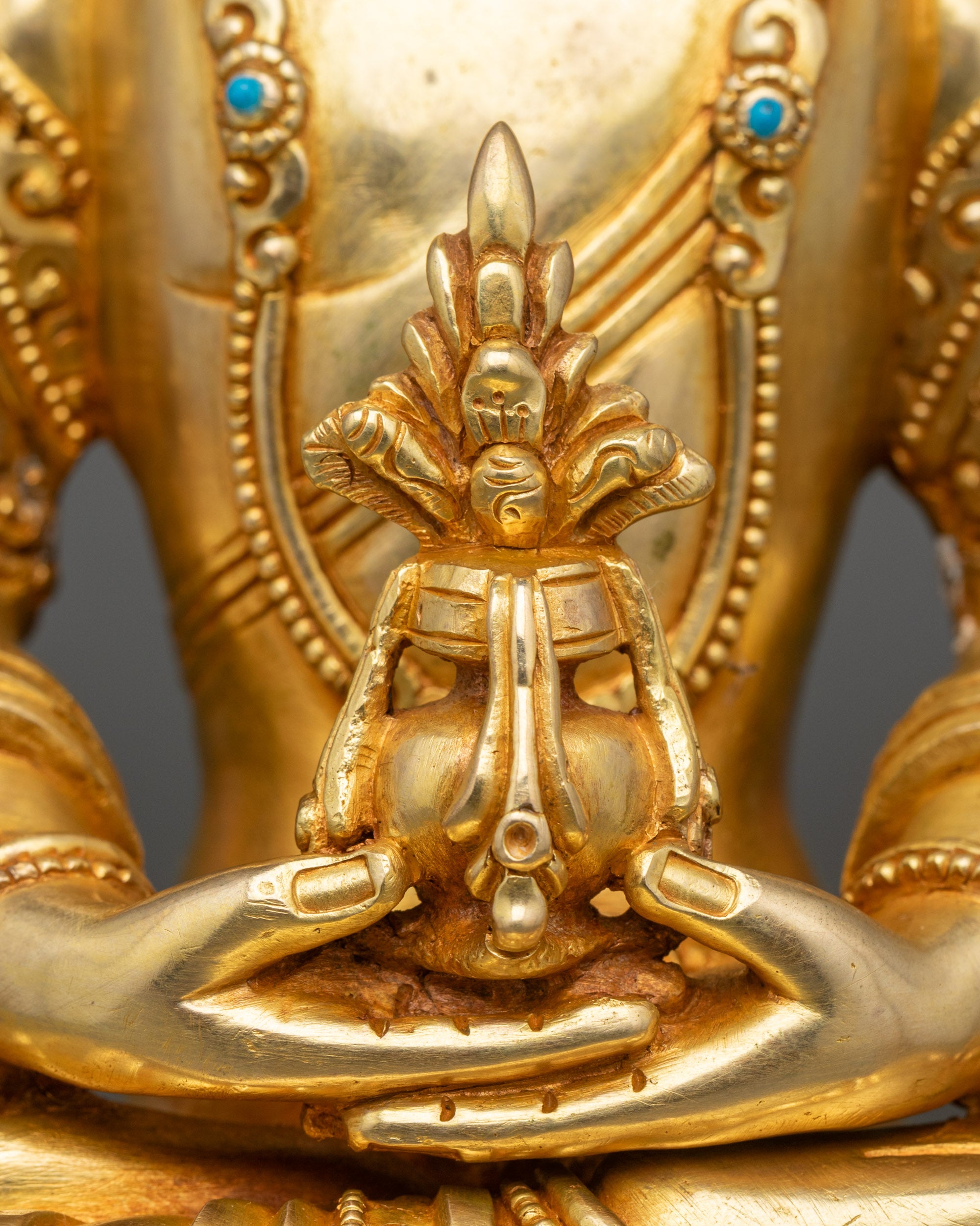 Amitayus Buddha Statue | Handmade Nepalese Buddhist Art for Longevity