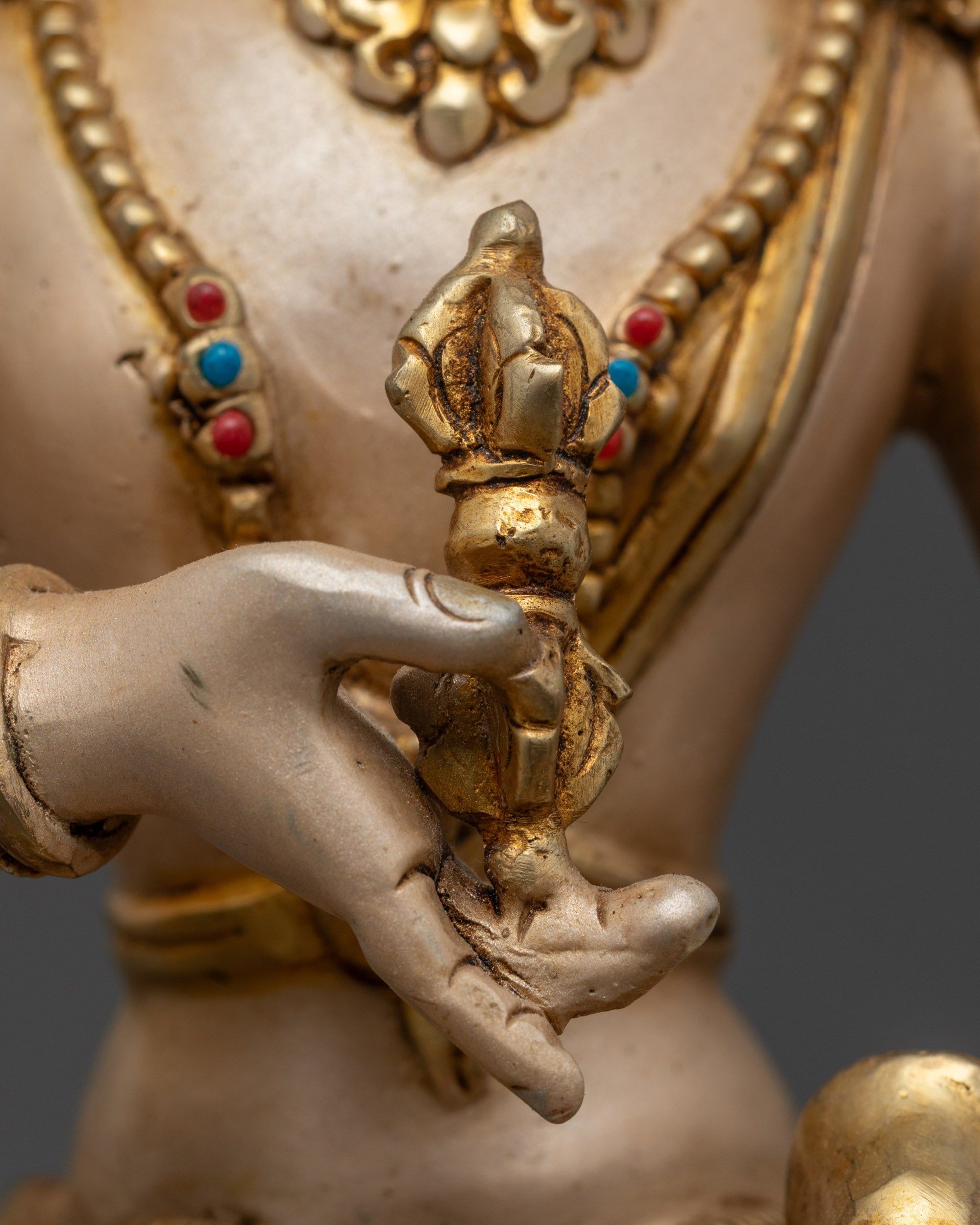 Purification Deity Vajrasattva Statue | Coloured Traditional Artwork