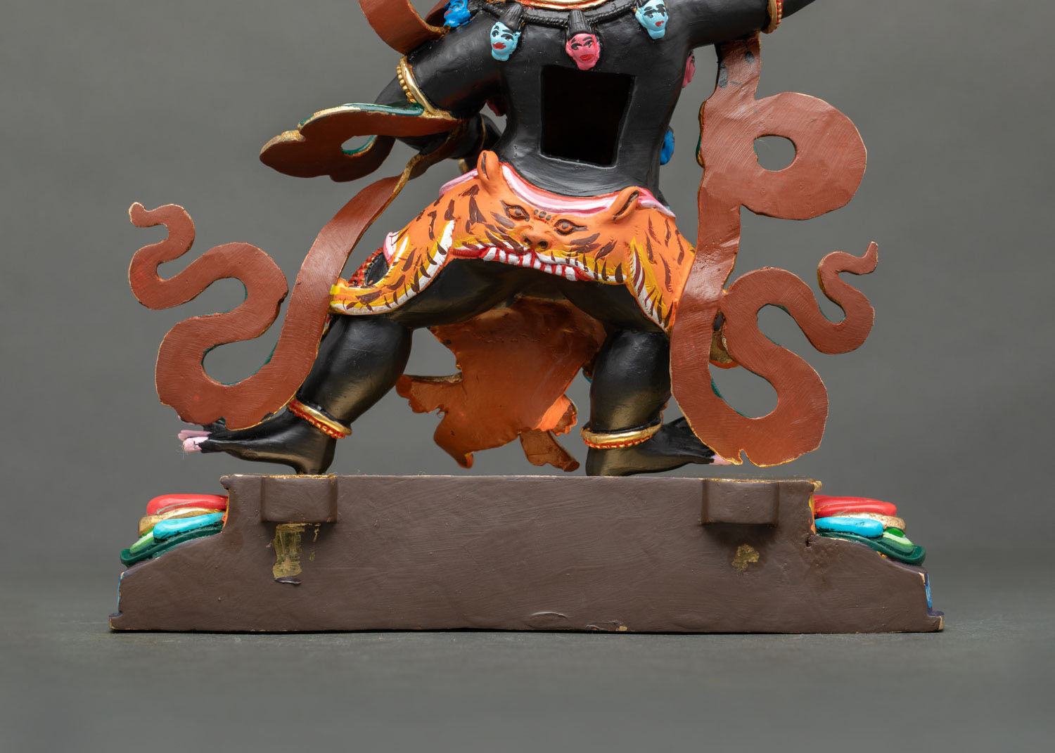 Black Manjushree Statue | Artisan-Crafted Buddhist Deity