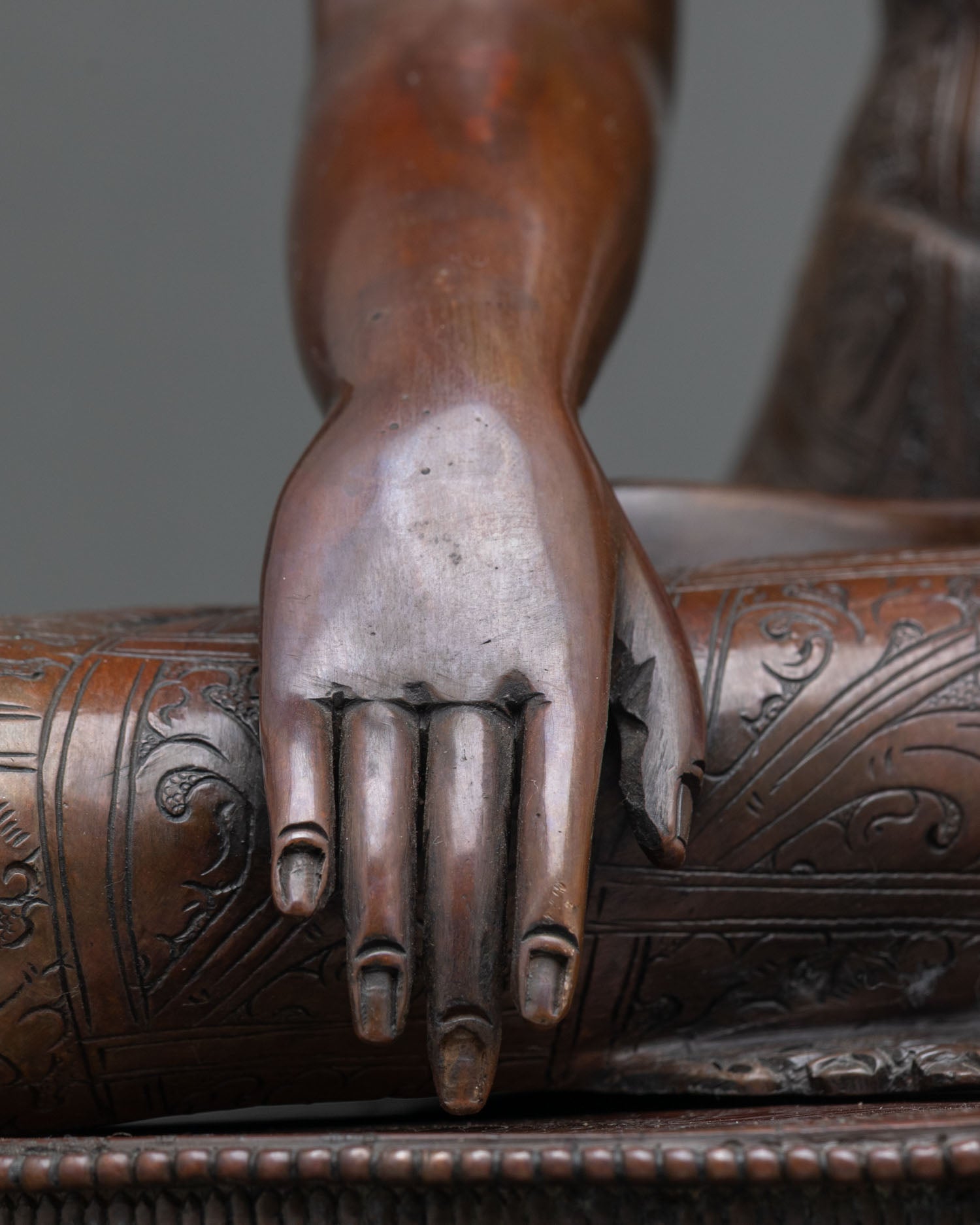 Shakyamuni Buddha Oxidized Copper Statue | Founder of Buddhism